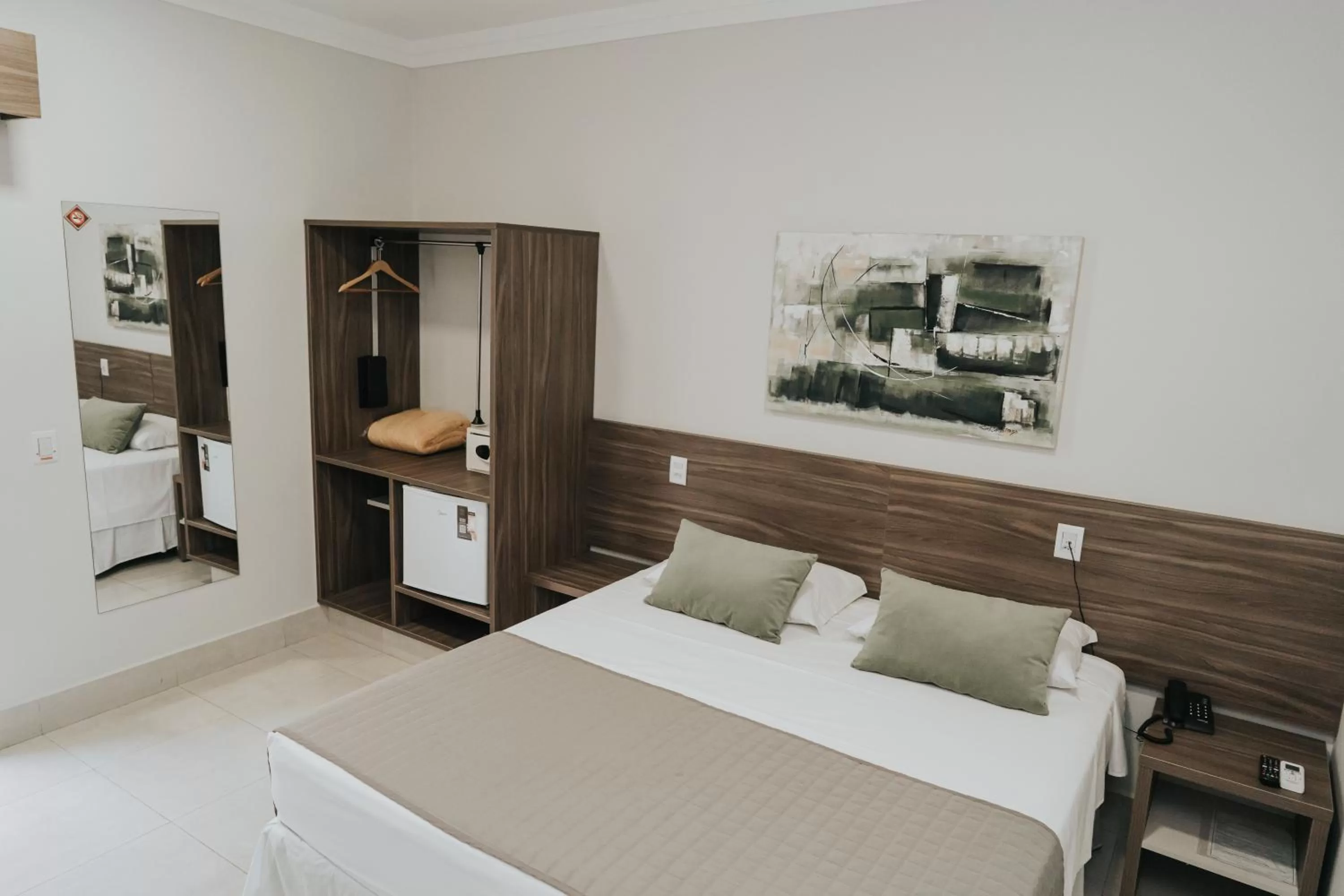 Bed in Portal Hotel Mogi Mirim