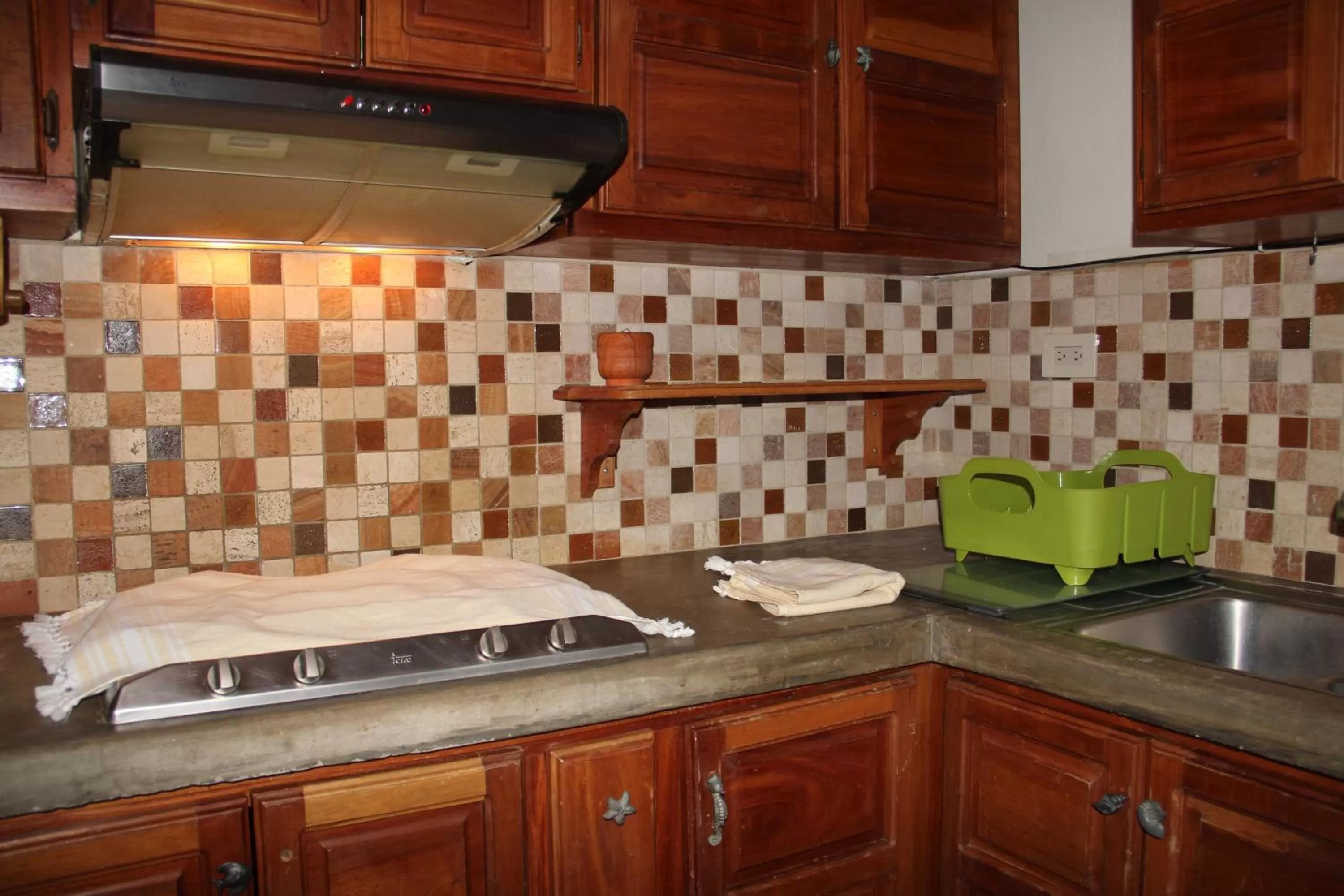 Kitchen/Kitchenette in Cabañas La Casa de Pucha
