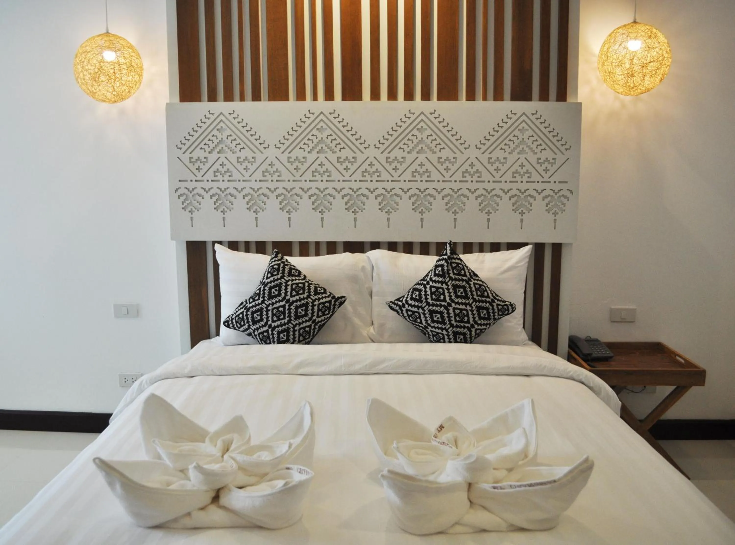 Bed in My Chiangmai Boutique Lodge
