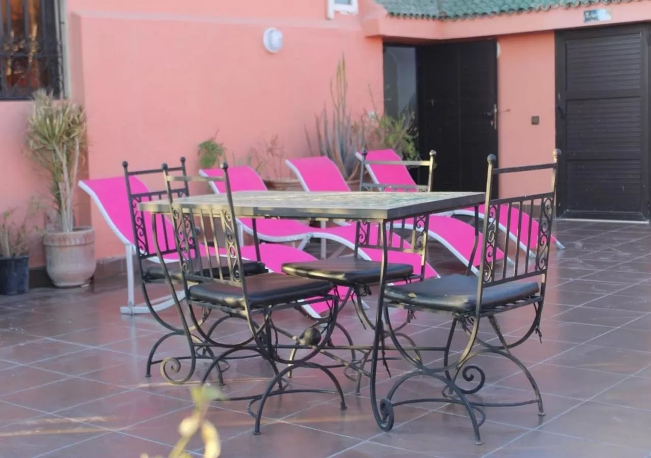 Patio in Résidence Miramare Marrakech