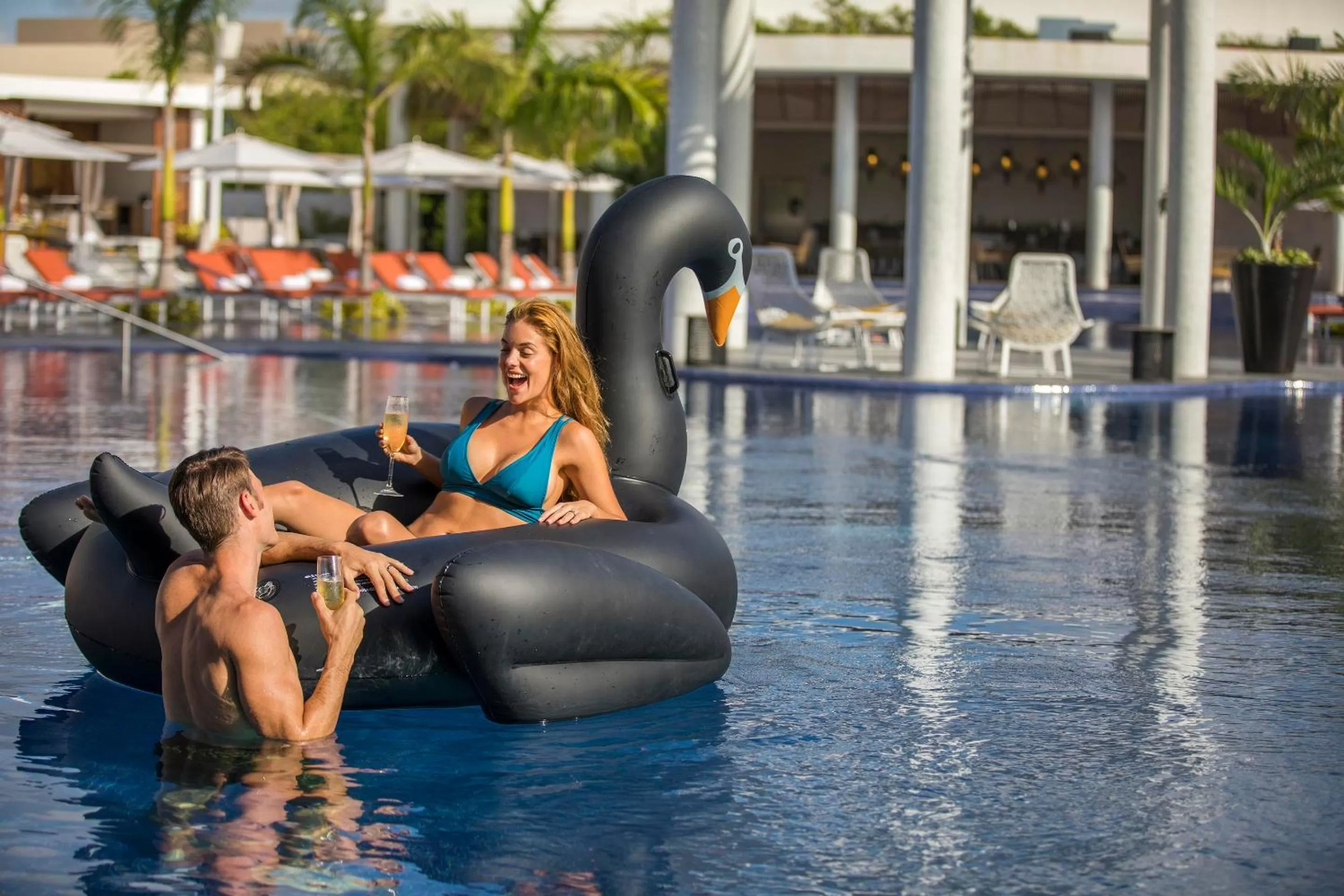 Swimming pool in Moon Palace The Grand Cancun All Inclusive