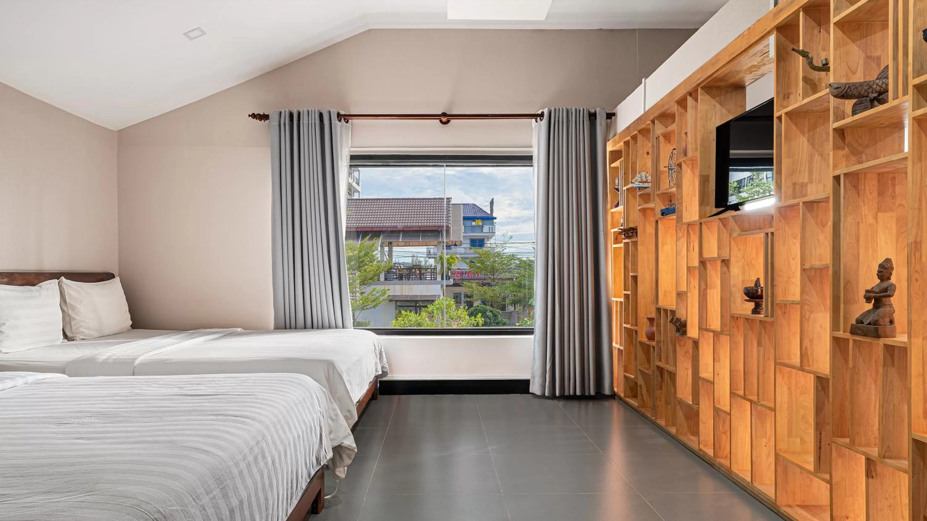 View (from property/room), Bed in Sandy Clay Bungalows