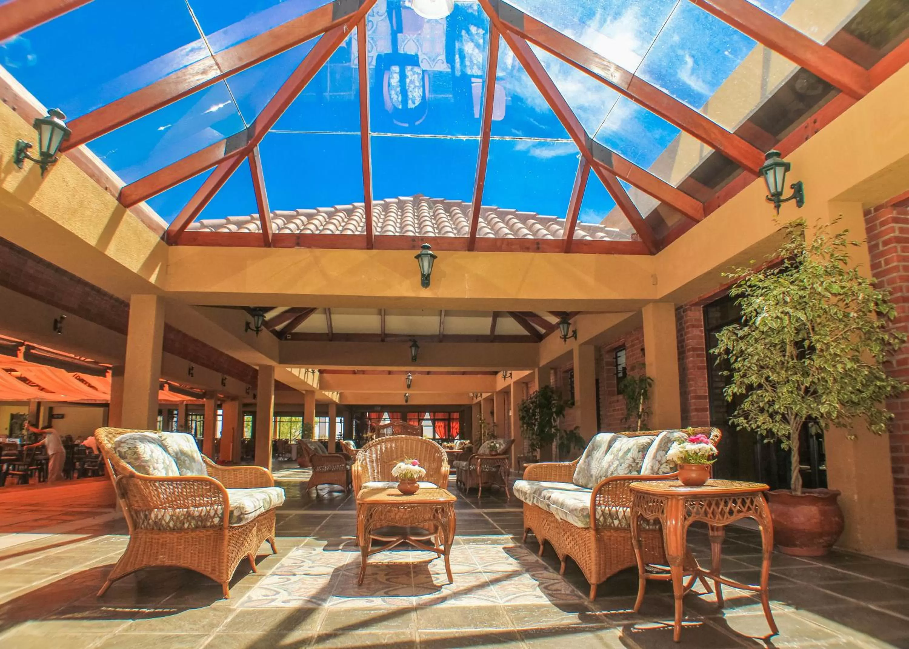 Solarium in Hotel Los Parrales