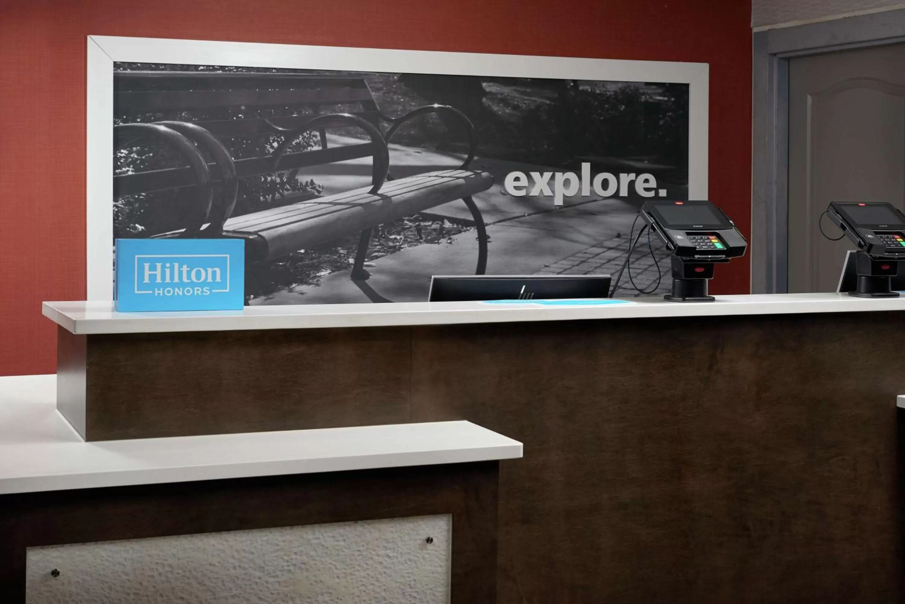 Lobby or reception in Hampton Inn Niagara Falls