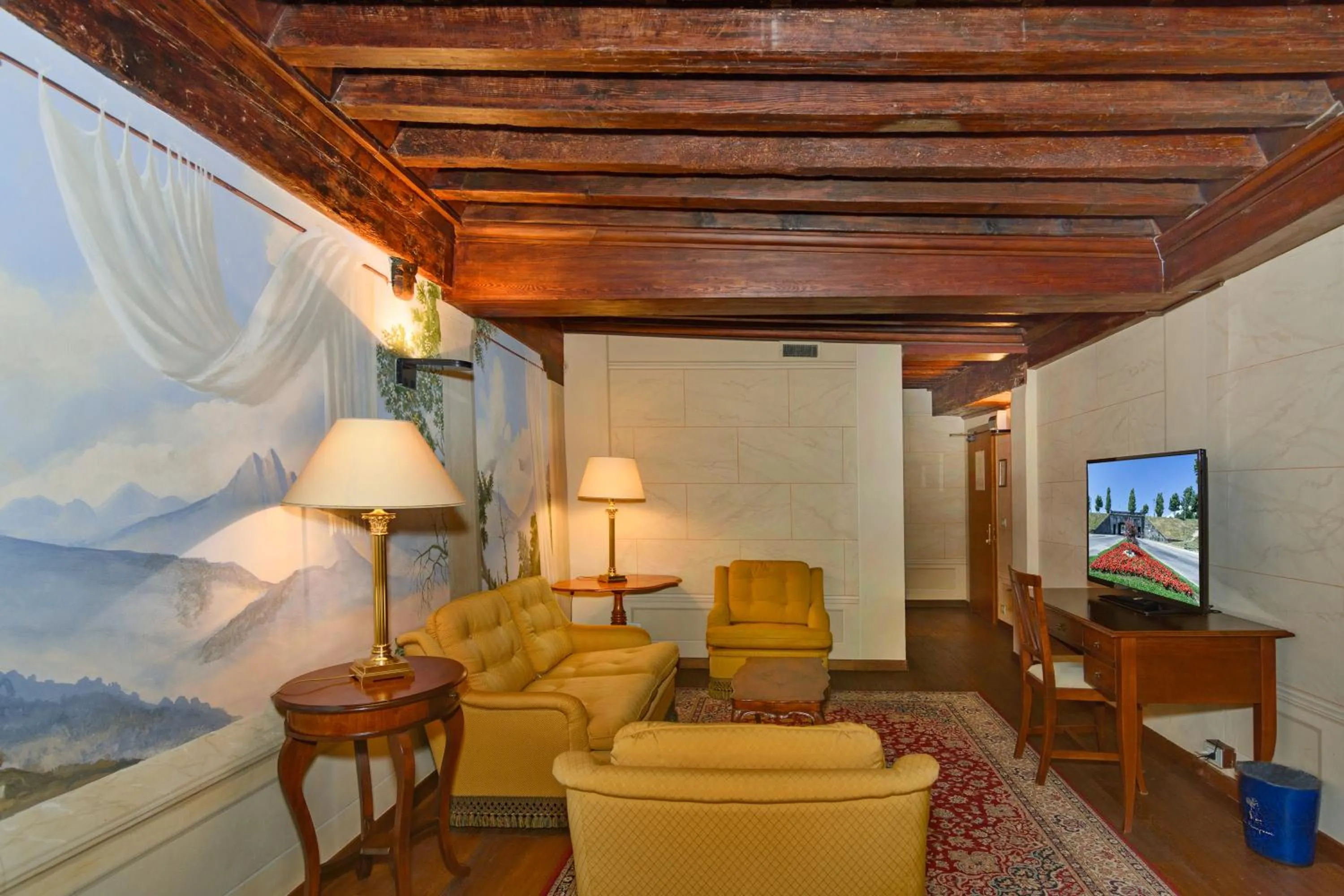 Seating area in Hotel Villa La Principessa