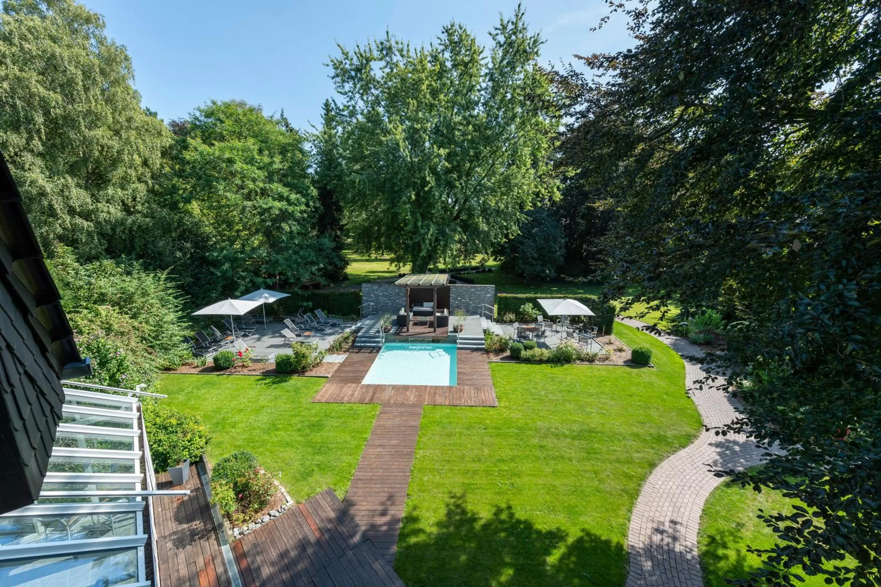 Garden in Ferienhotel Haus Becker