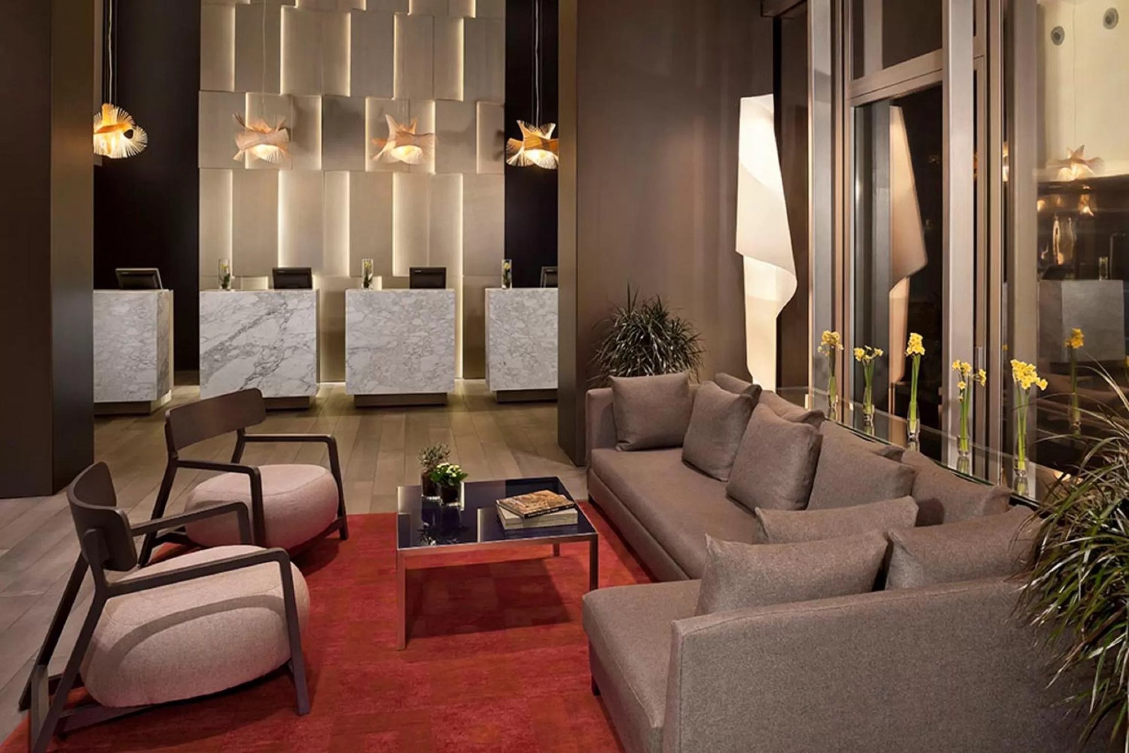 Lobby or reception in Melia Barcelona Sky 4* Sup