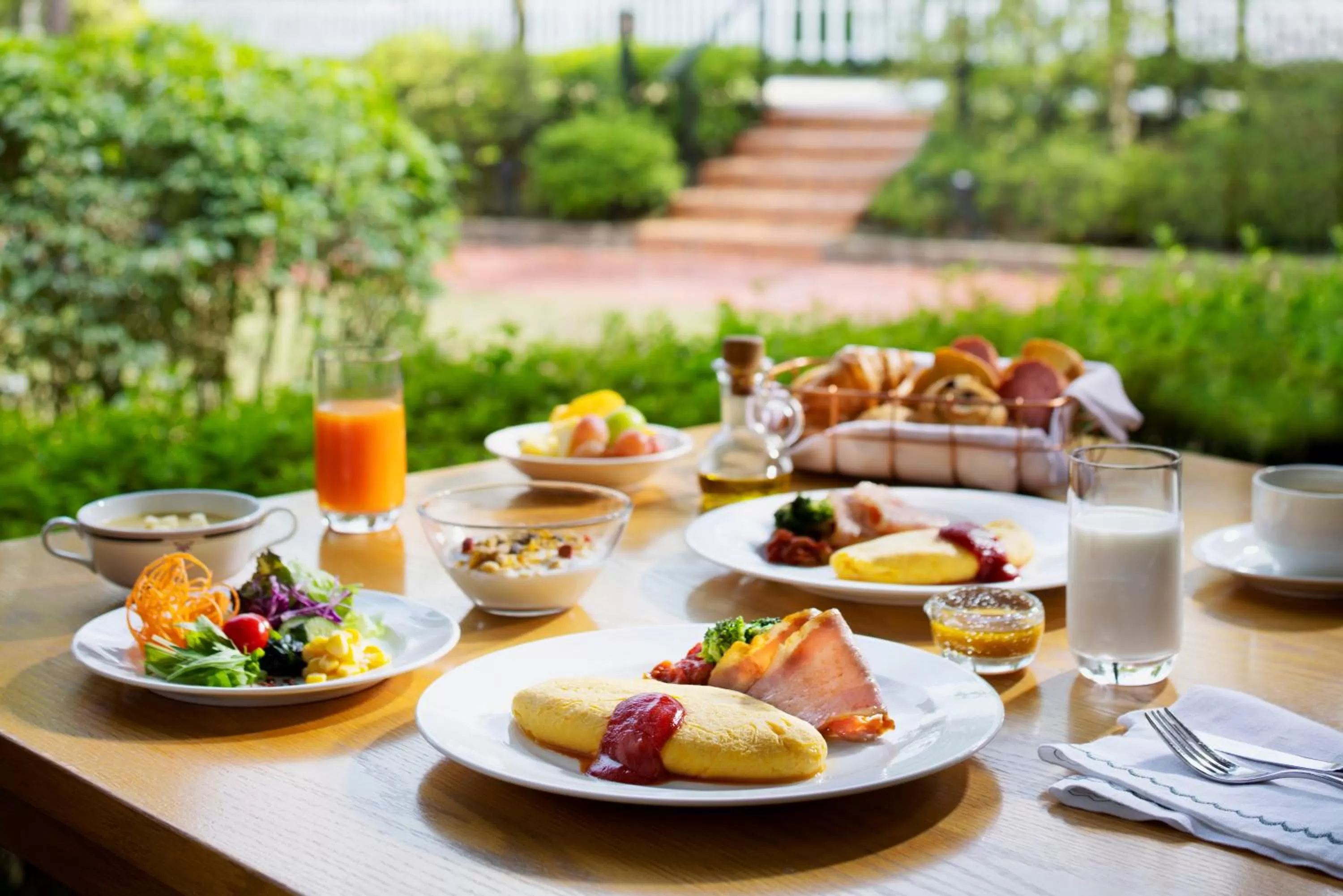 Buffet breakfast in Hotel Nikko Narita
