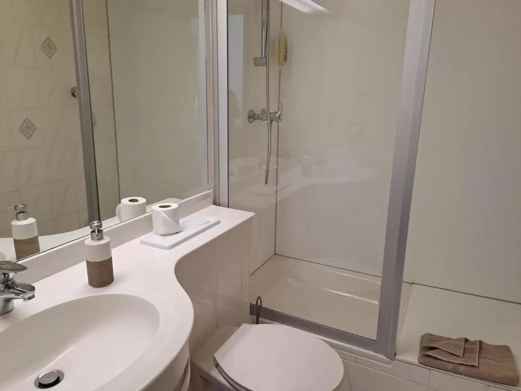 Bathroom in Stadthotel Waldhorn