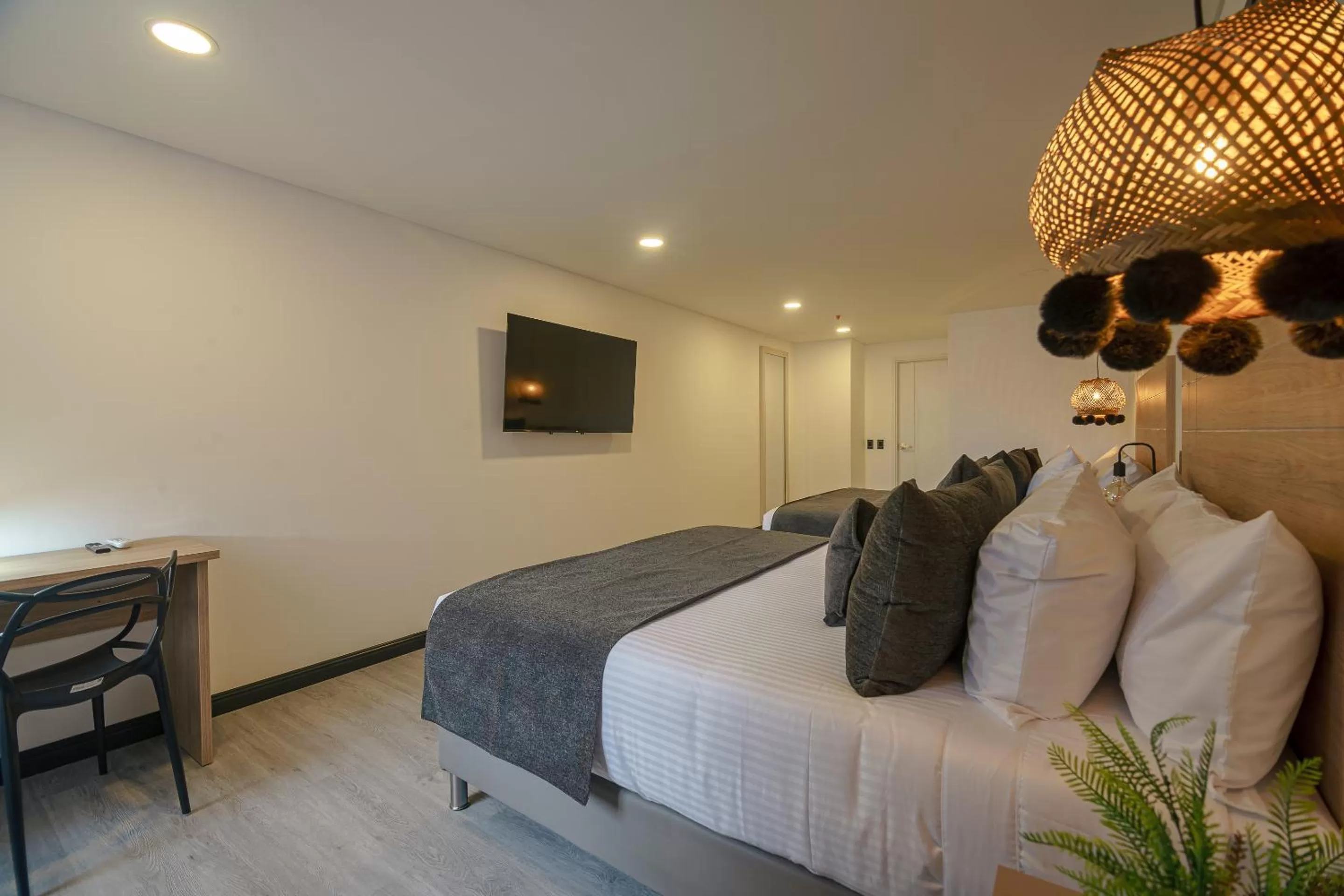 Bed in First Class Hotel