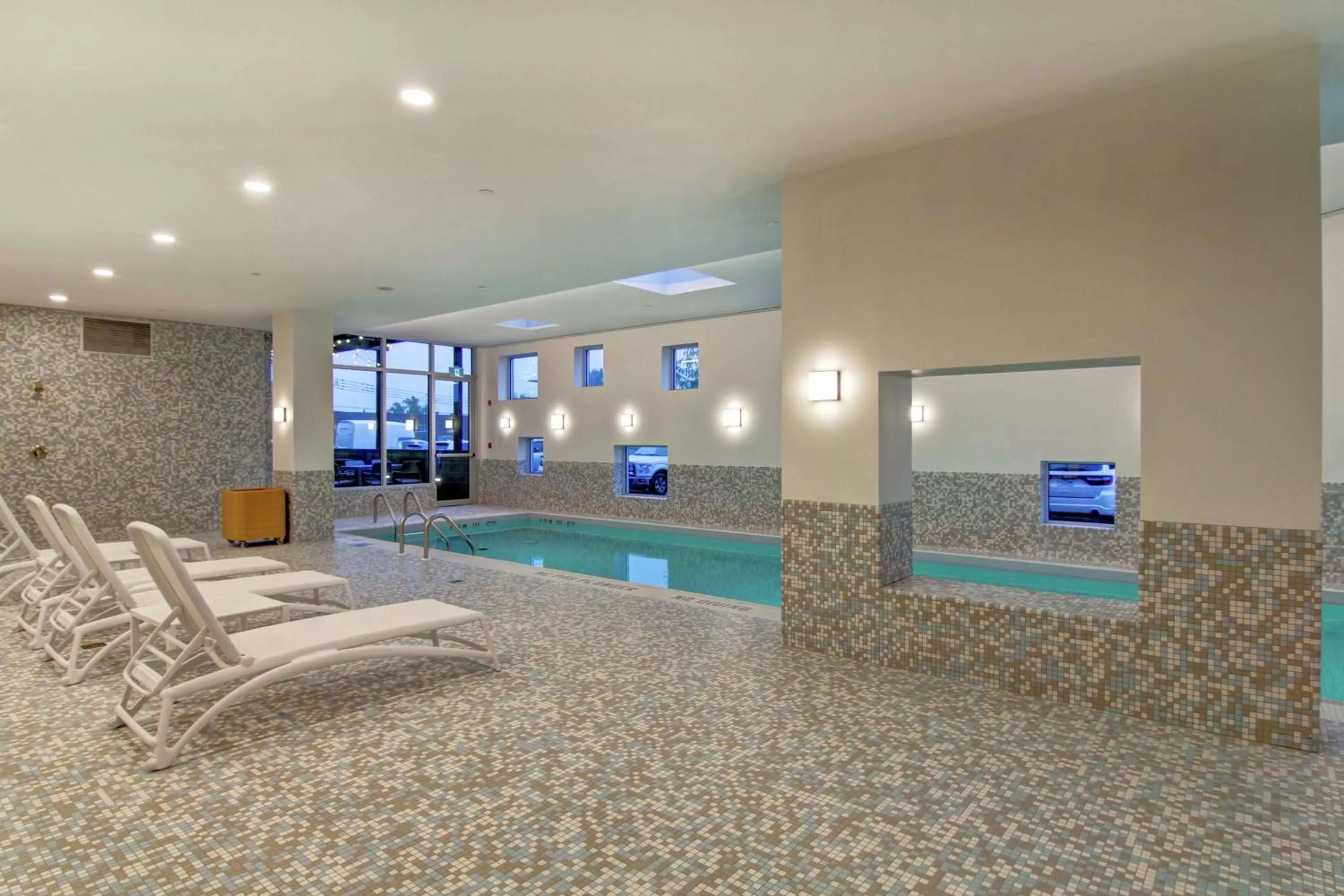 Pool view in Home2 Suites By Hilton Montreal Dorval