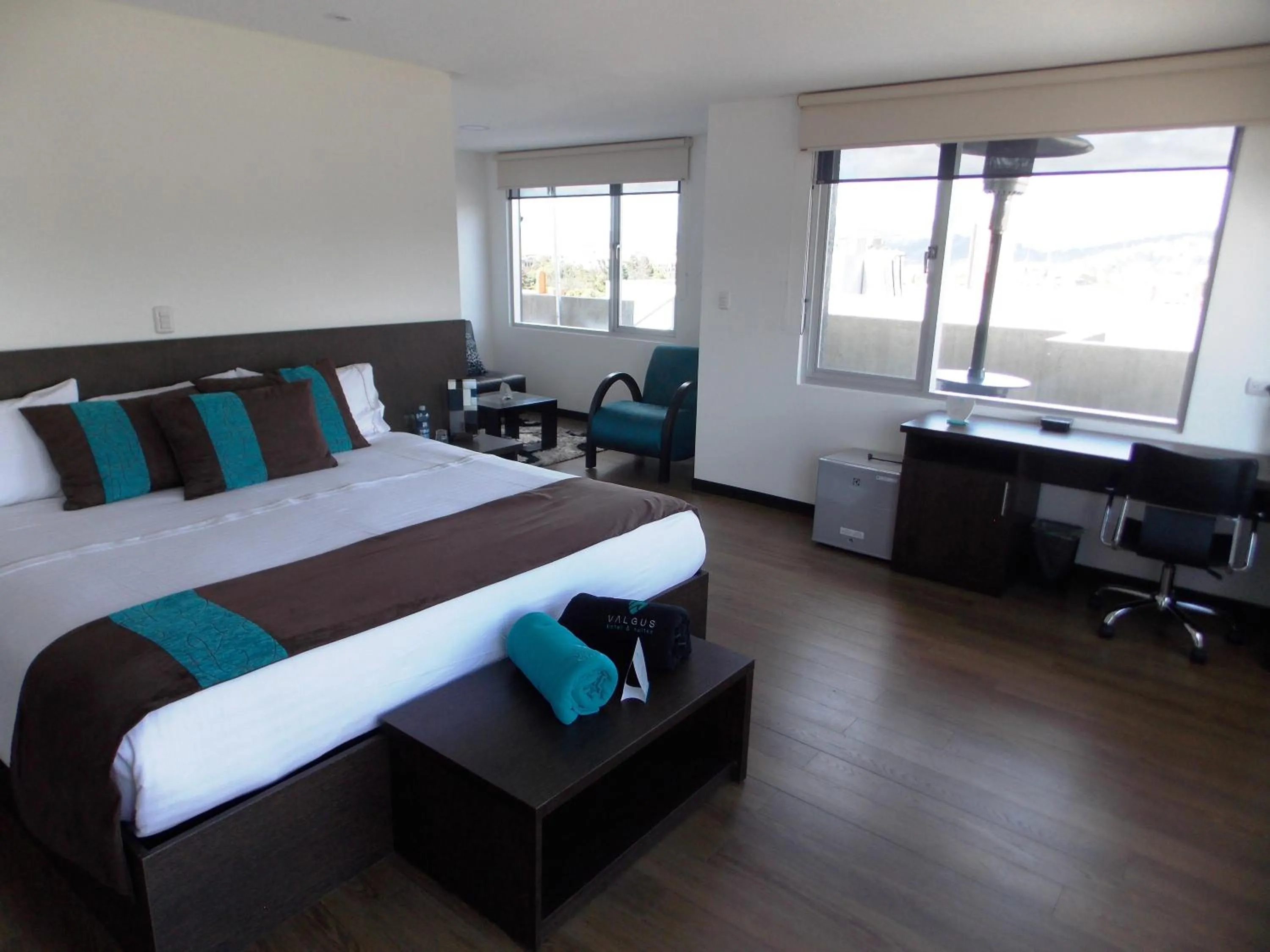 Balcony/Terrace, Bed in Hotel Valgus