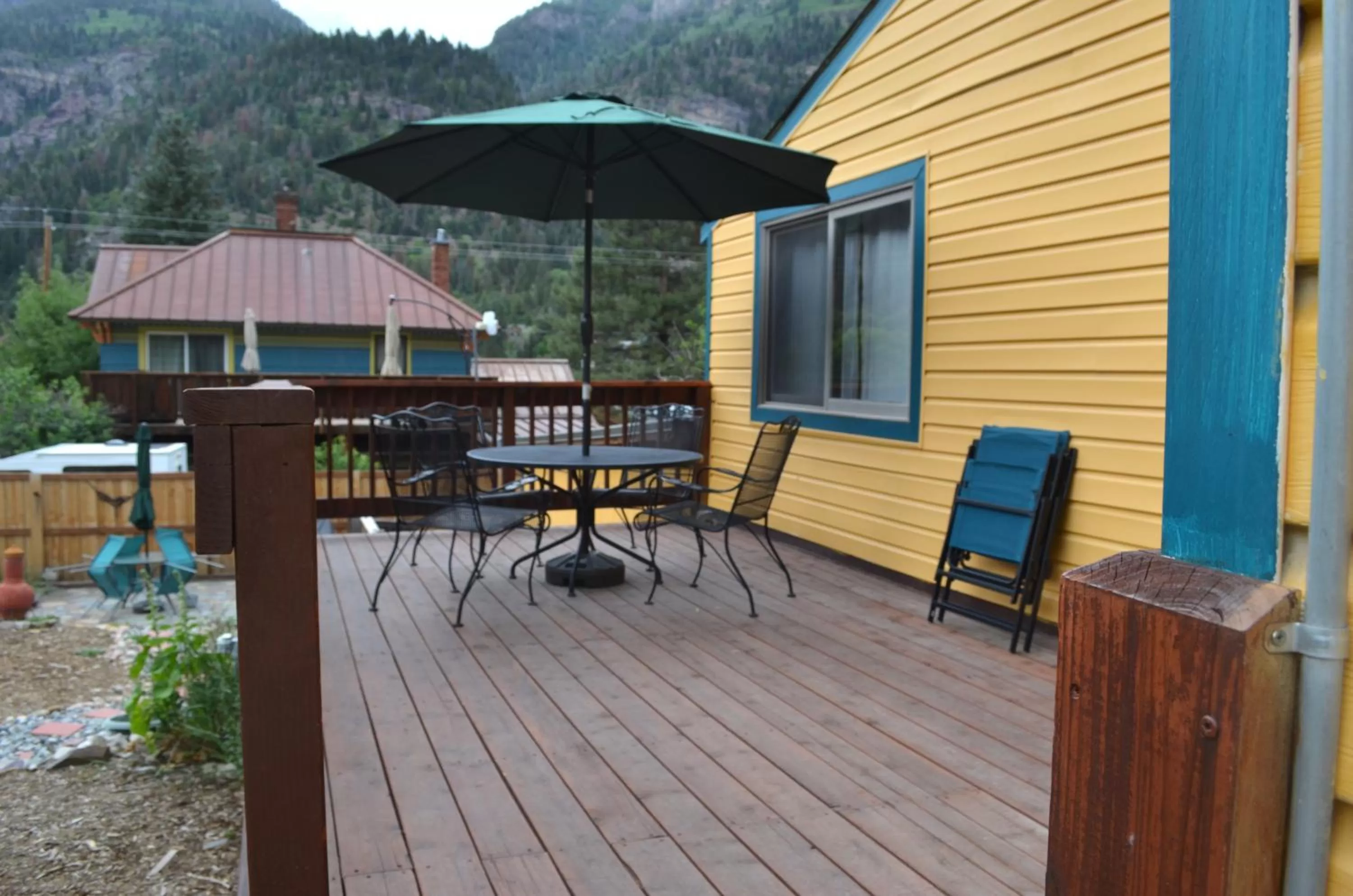 Patio in The Ouray Main Street Inn
