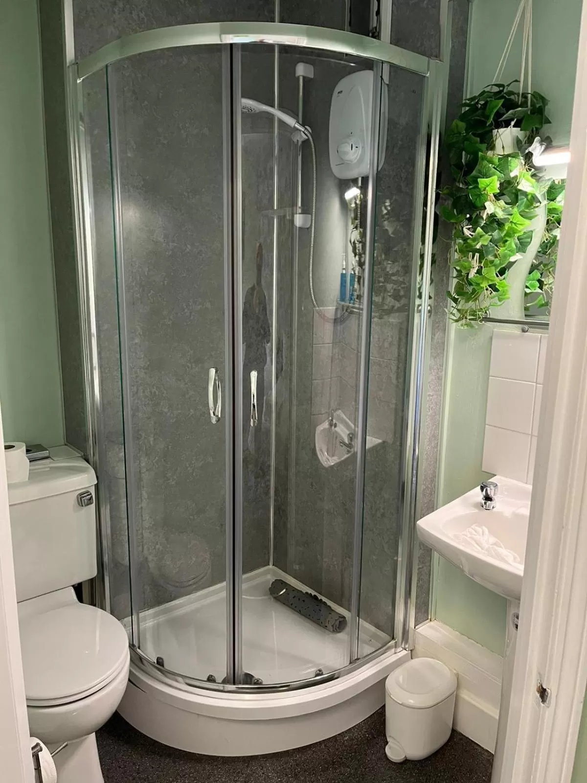 Twin Room with Shower in The Crown Hotel