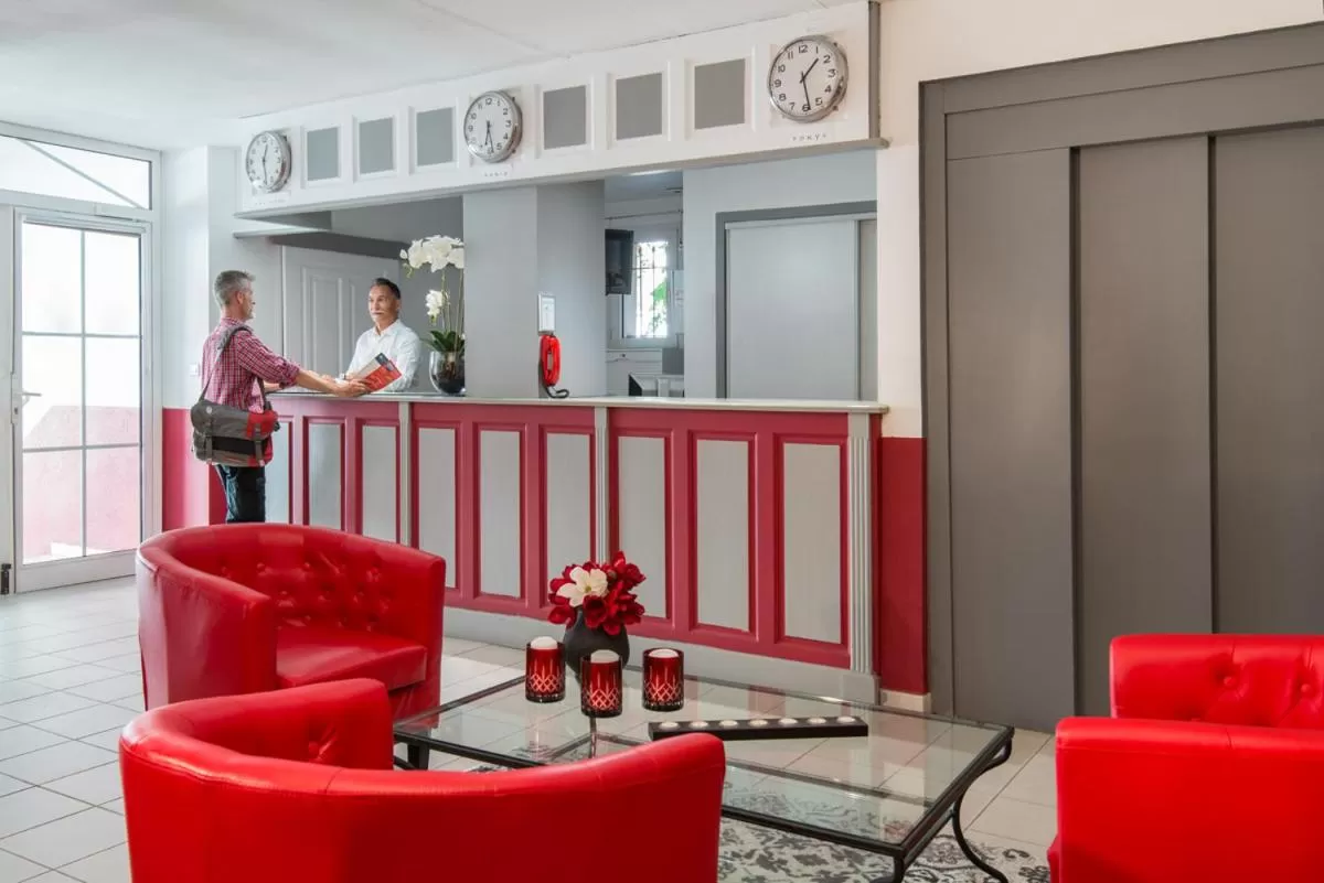 Lobby or reception in Hotel du Forum