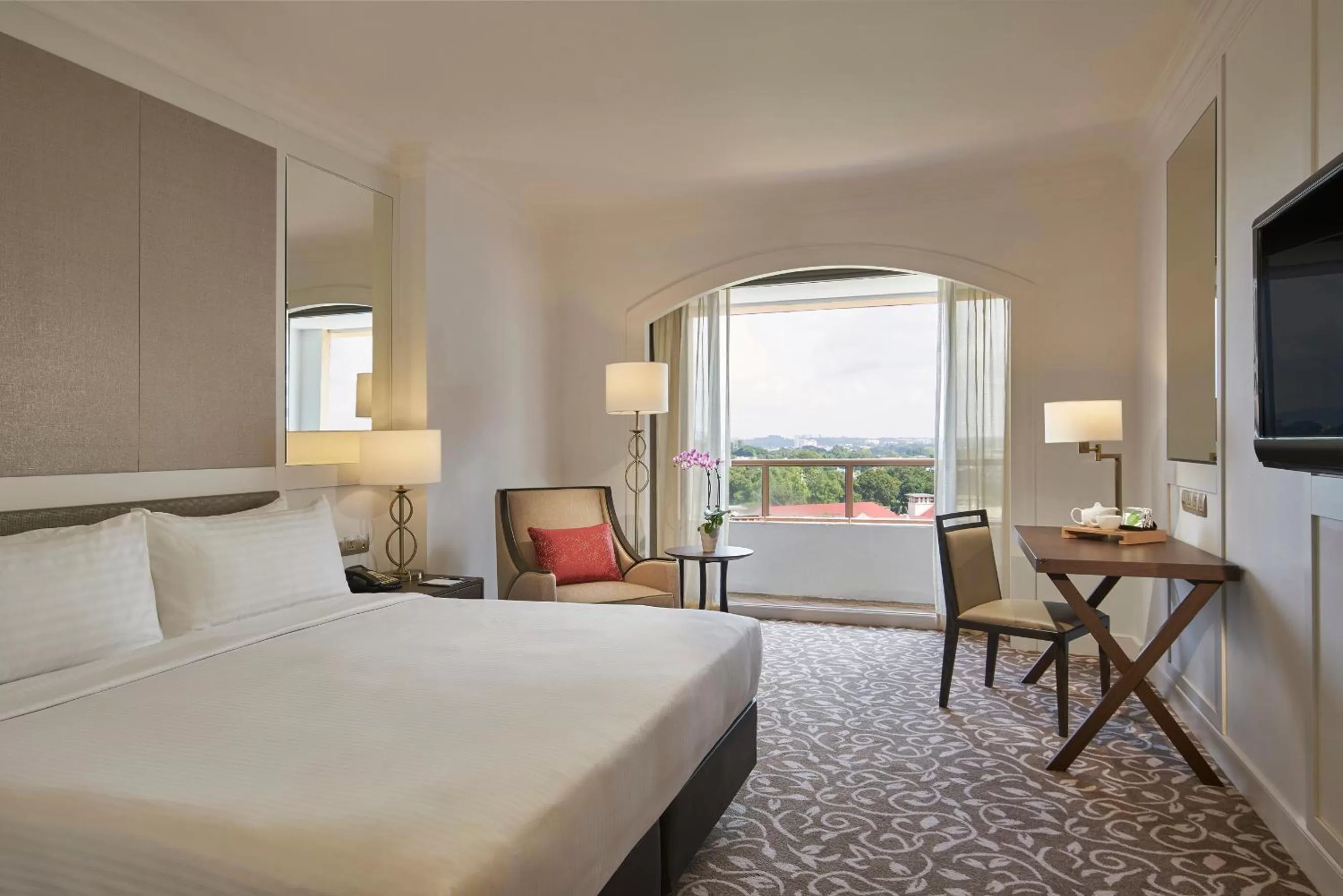 Bed in Orchard Rendezvous Hotel by Far East Hospitality