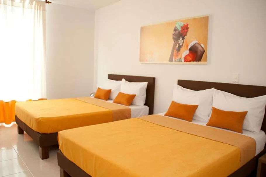 Bed in Hotel Condina Pereira