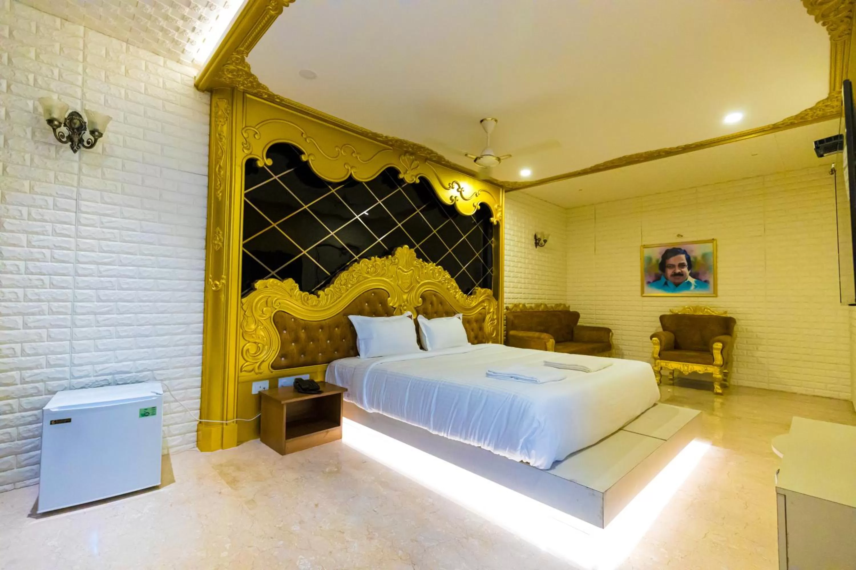 Bed in HOTEL VIJAYARANI