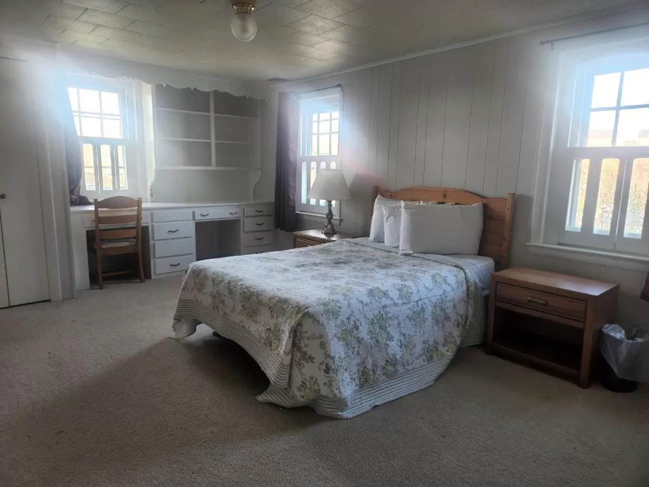 Bed in Spruce Lane Lodge and Cottages