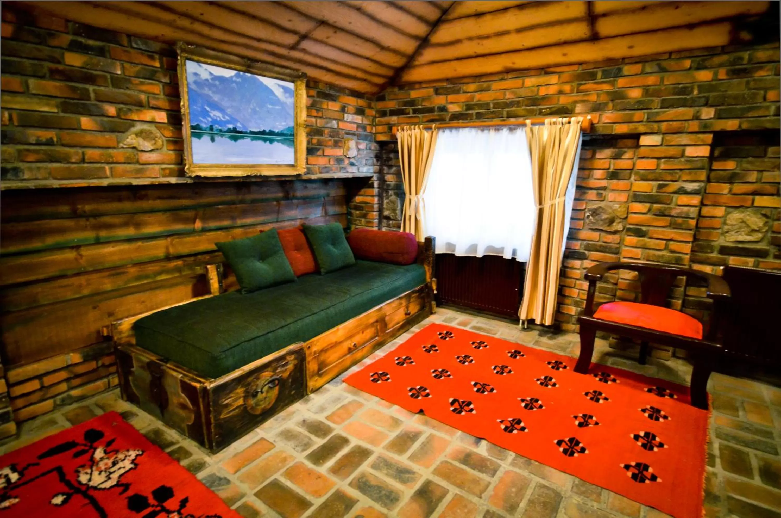 Garden view, Seating Area in B&B Etno Village Sunčana Reka