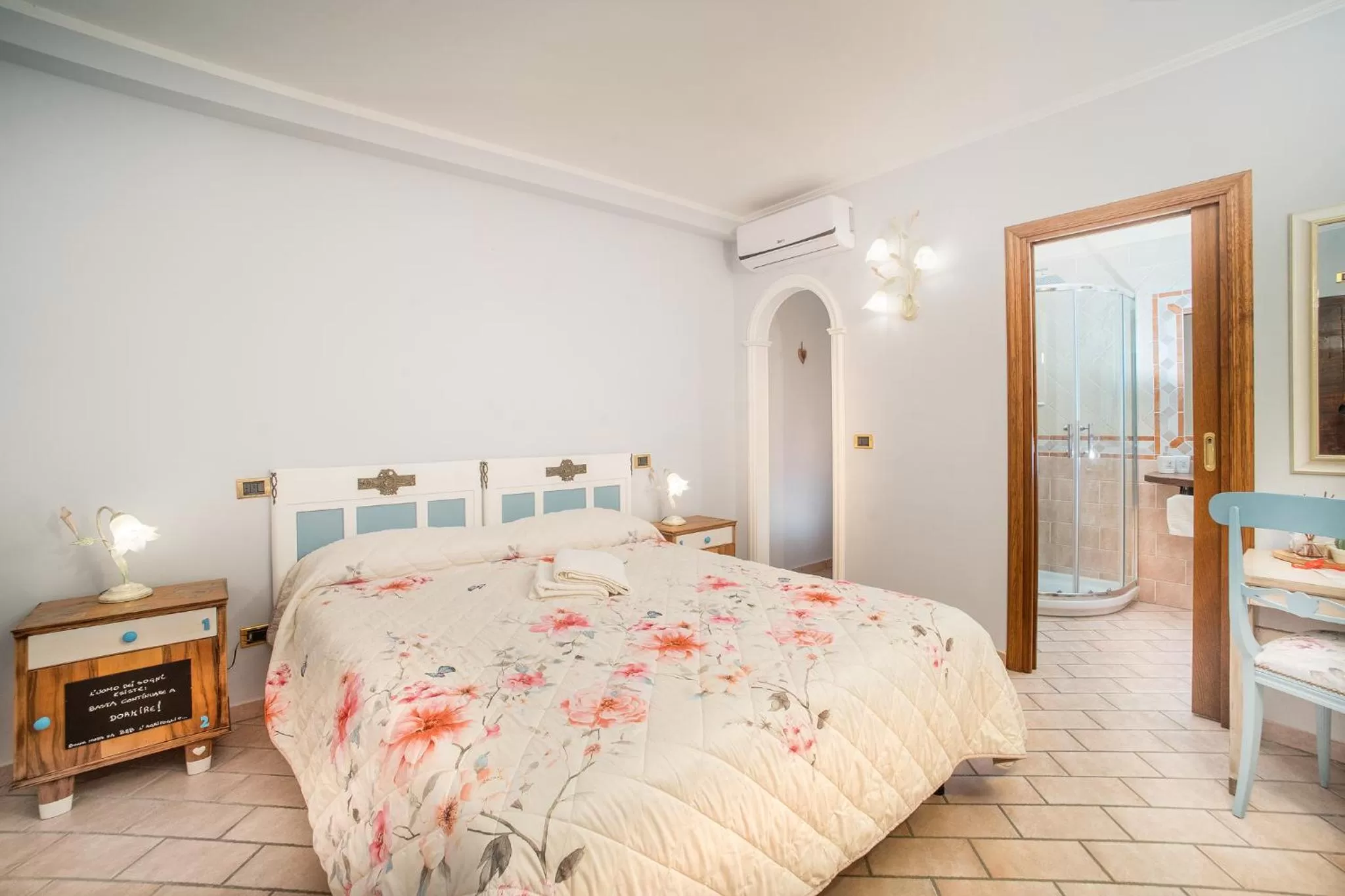 Bed in L'Agrifoglio di Assisi Residenza di Campagna