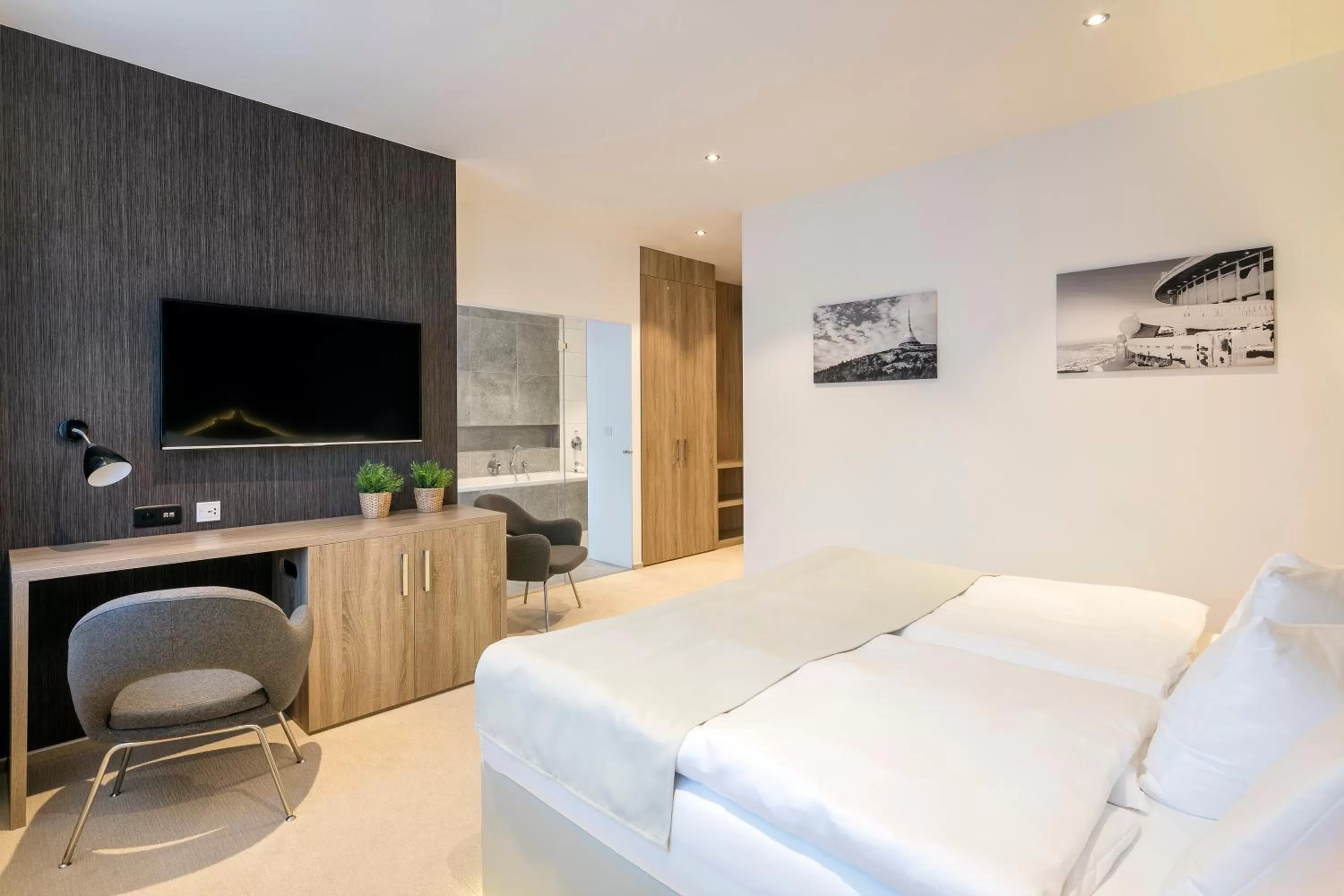 Bedroom, Bed in Pytloun Imperial Design Suites