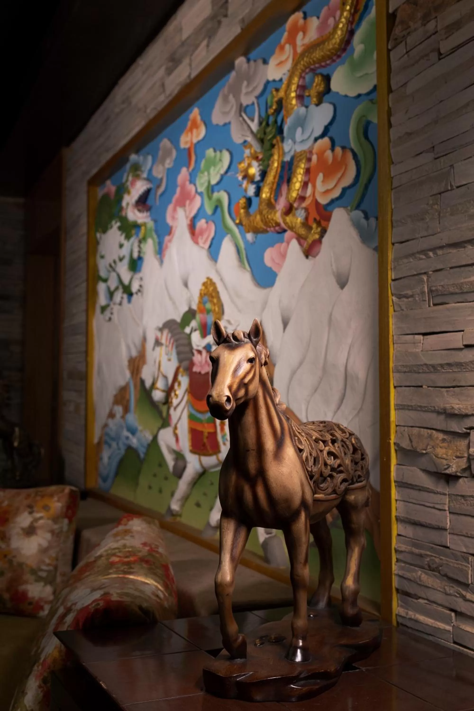 Decorative detail in Yangthang Heritage