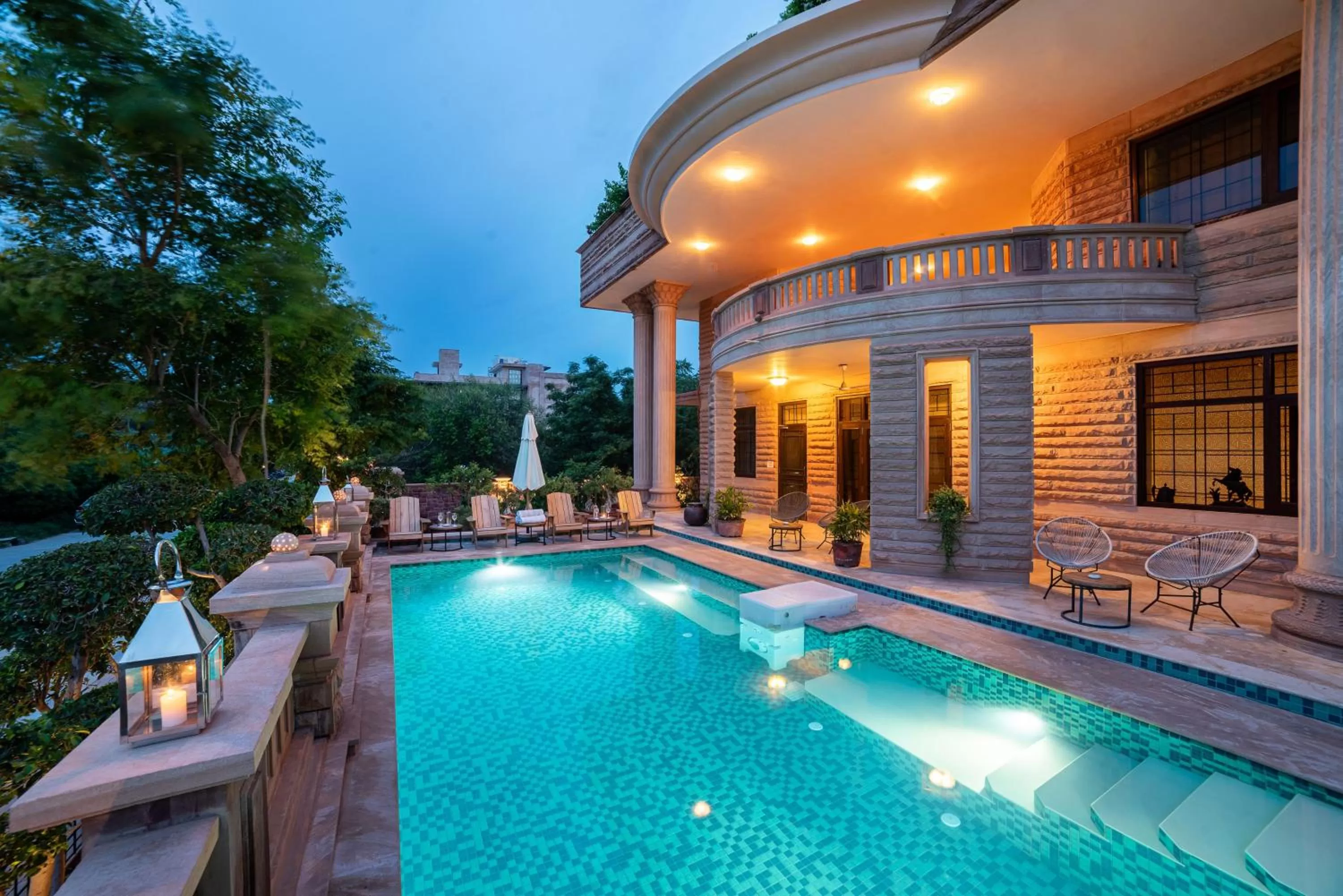 Swimming pool in The Almond Tree