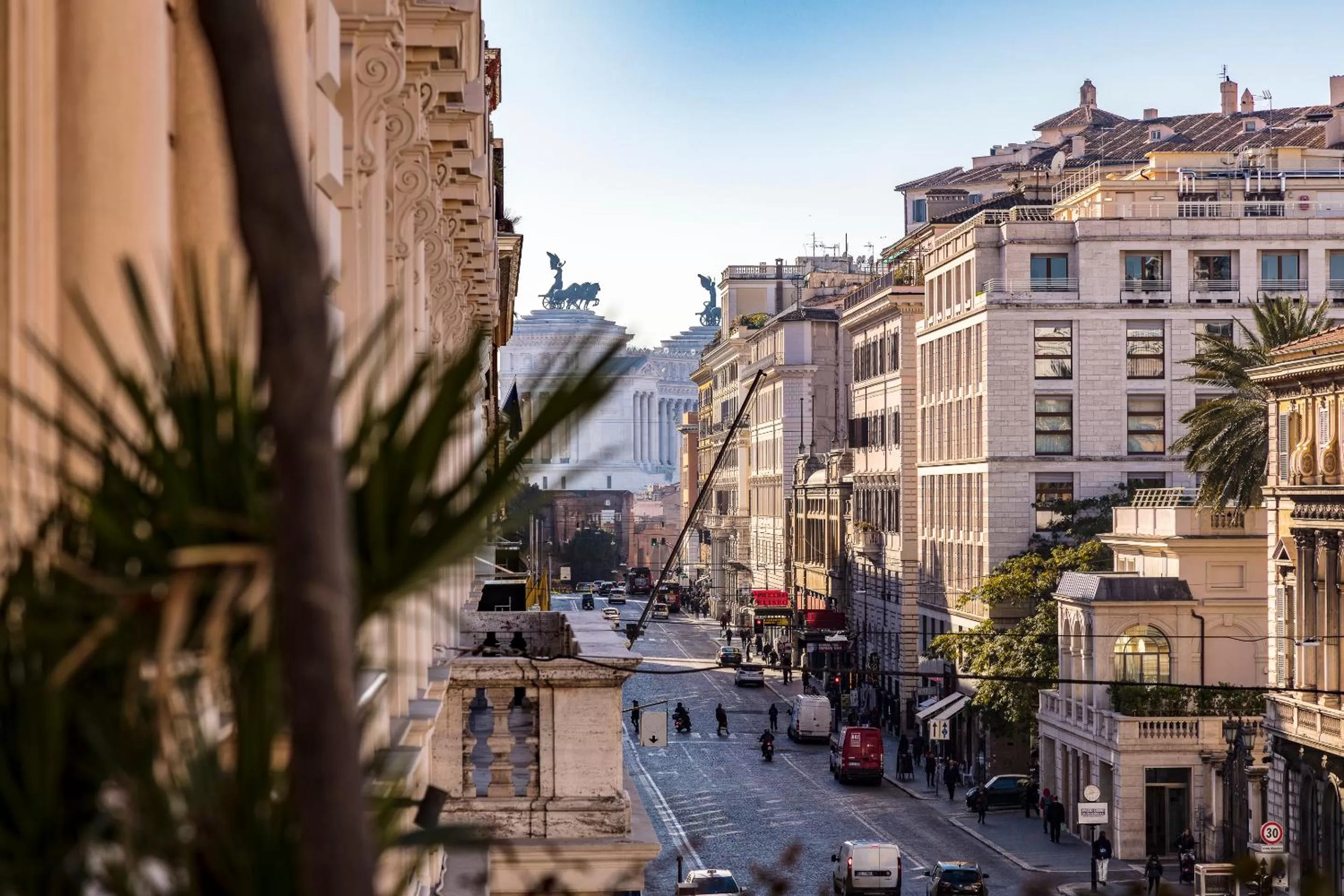 Double Room with View in Hotel Giolli Nazionale