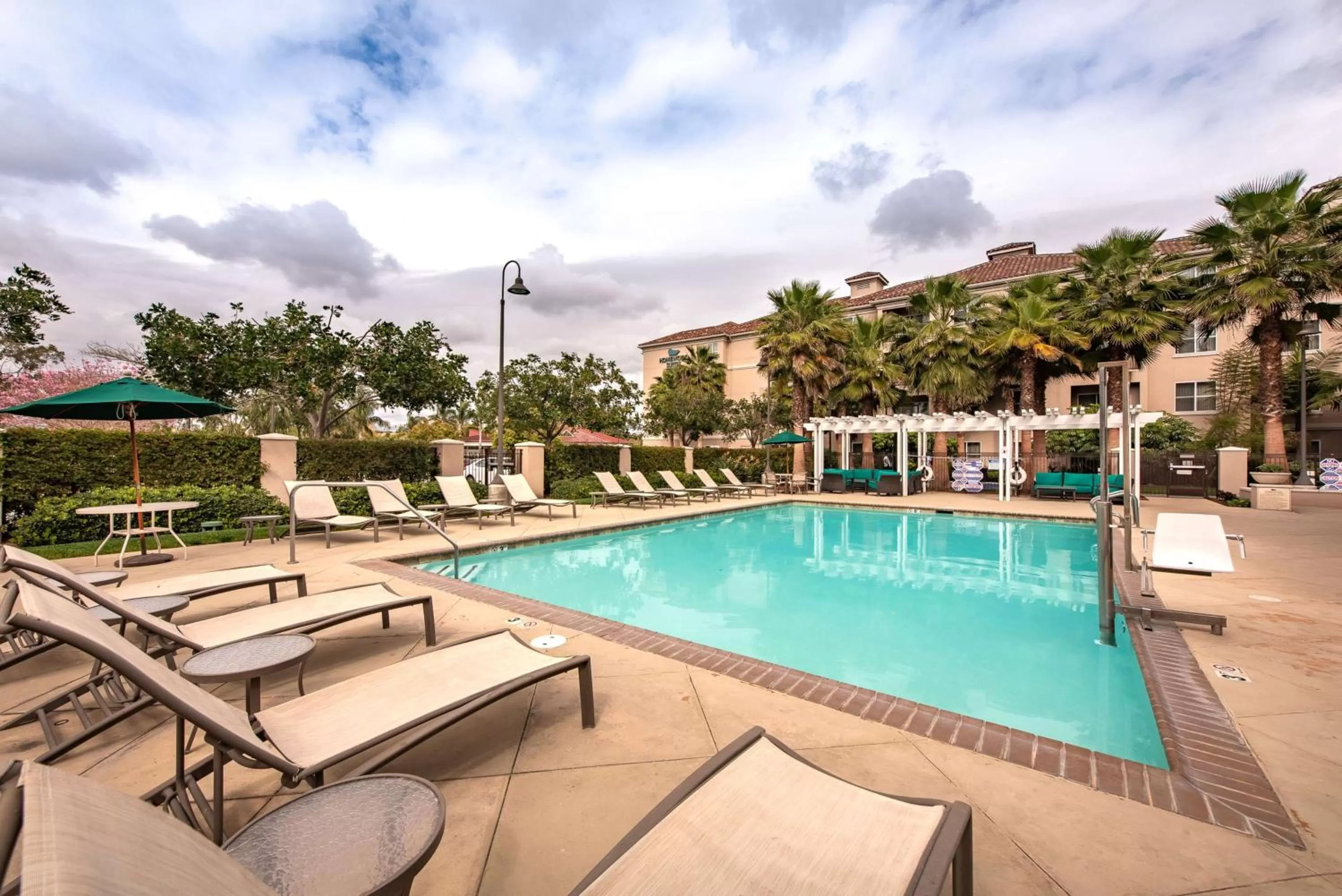 Pool view in Homewood Suites by Hilton Oxnard/Camarillo