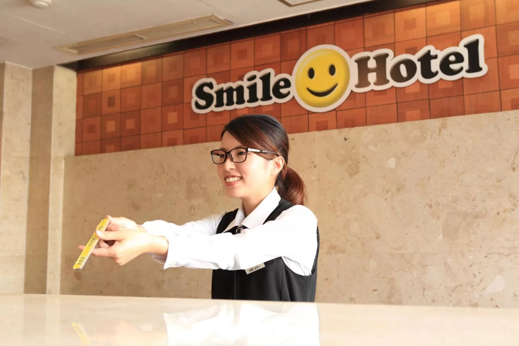 Staff in Smile Hotel Shimonoseki