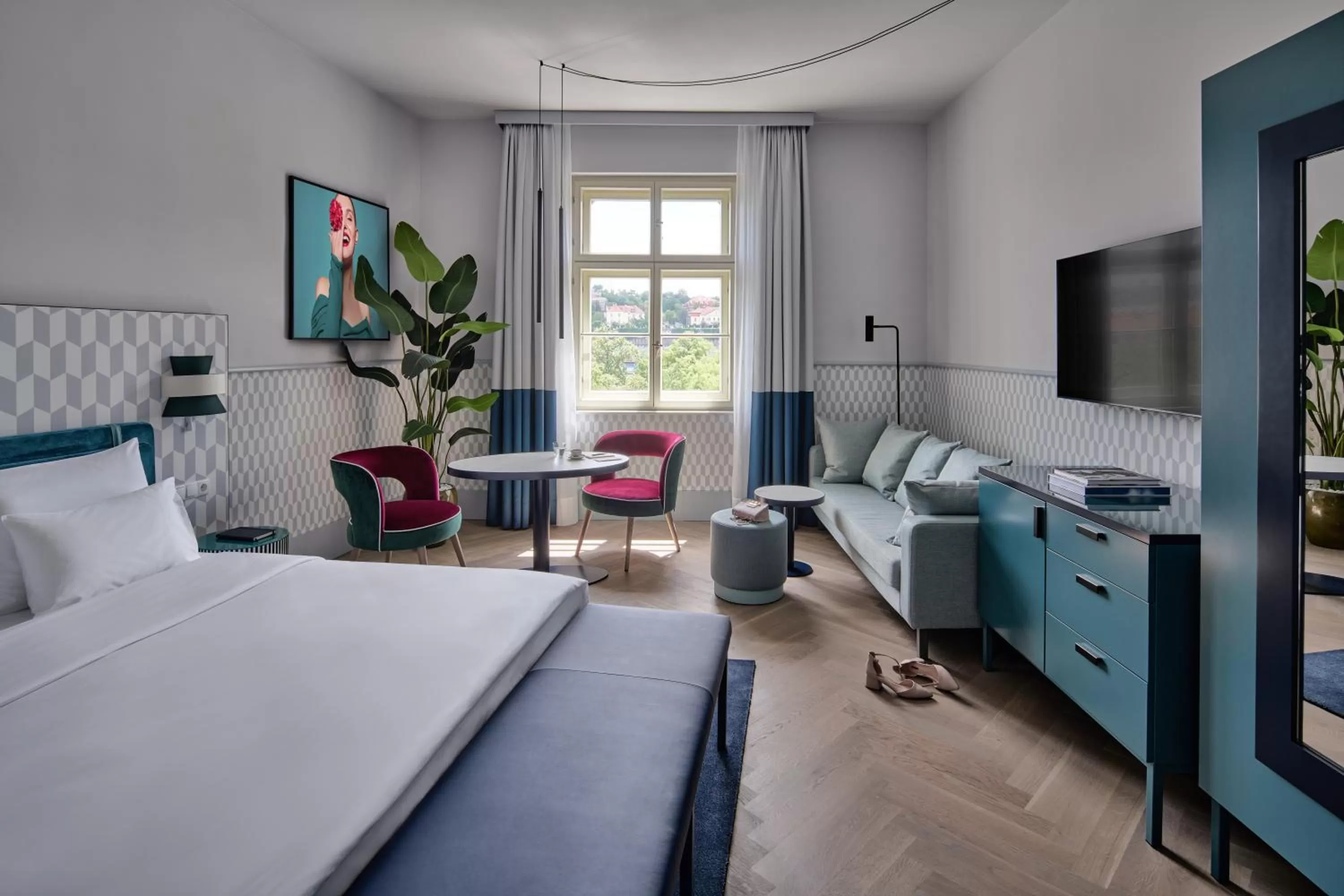 Photo of the whole room, Bed in Falkensteiner Boutique Hotel Prague