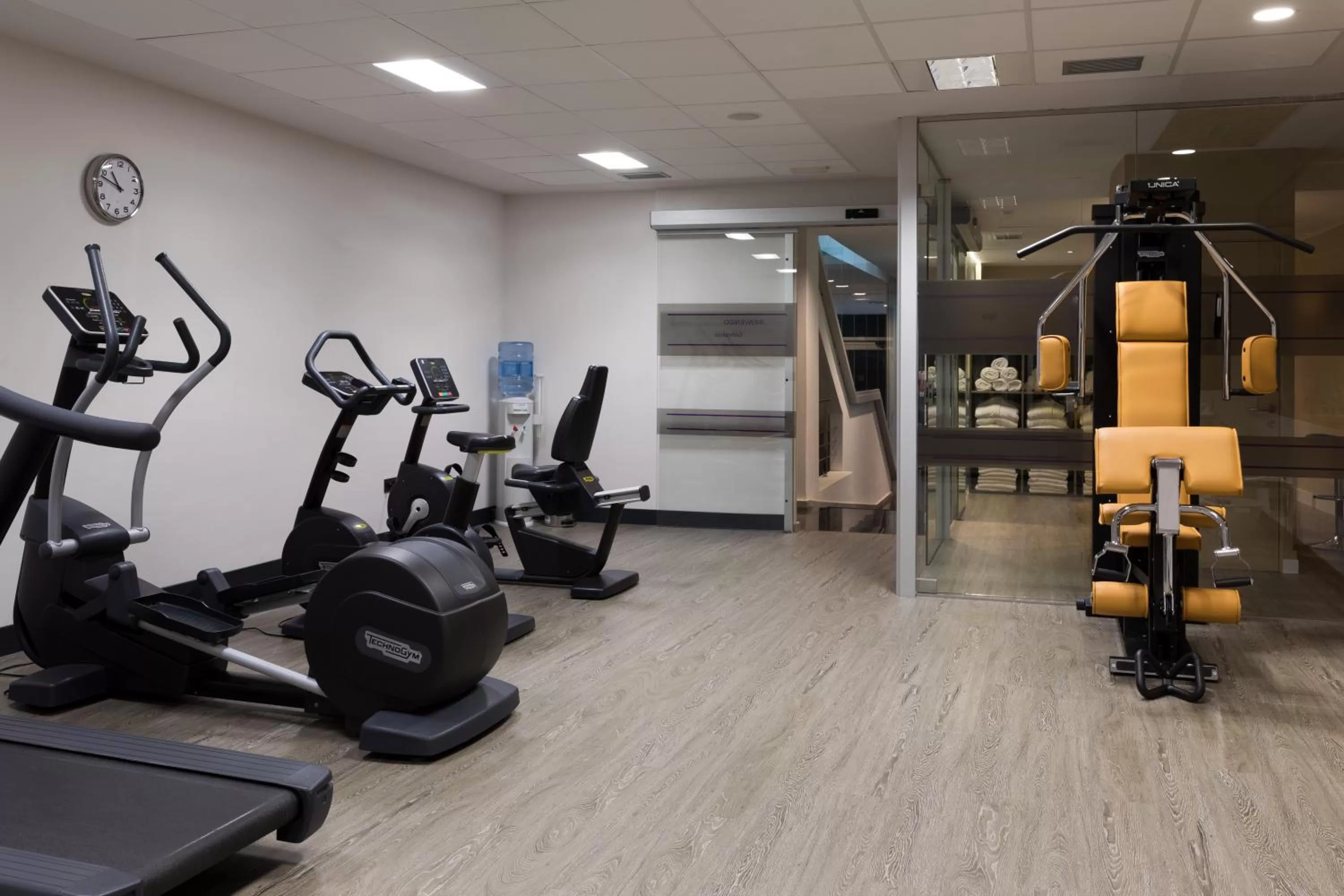 Fitness centre/facilities in Hotel Mercure Jardines de Albia