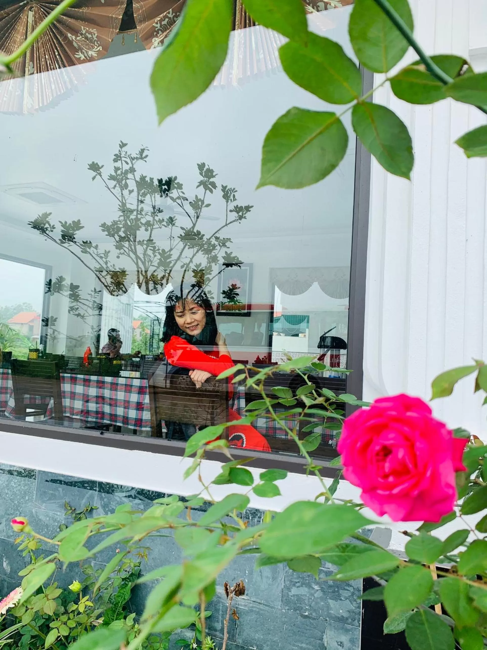 Patio in Lotus Hotel Ninh Bình