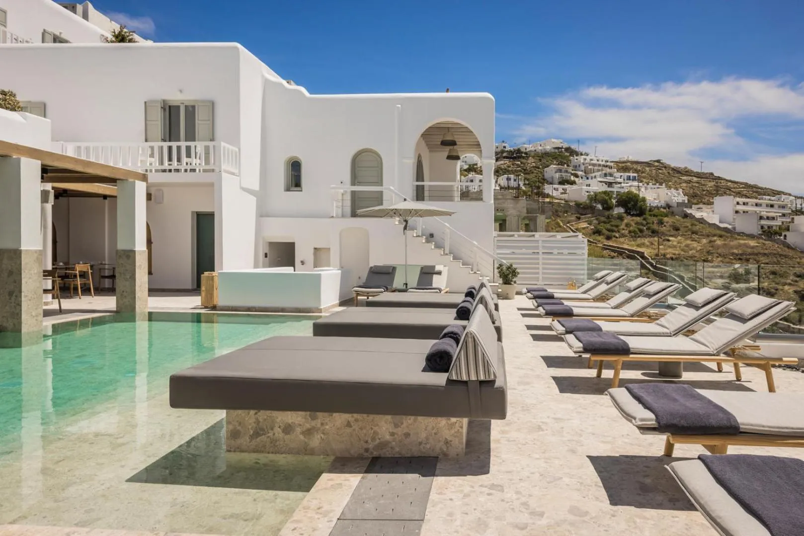 Swimming pool in Grace Mykonos