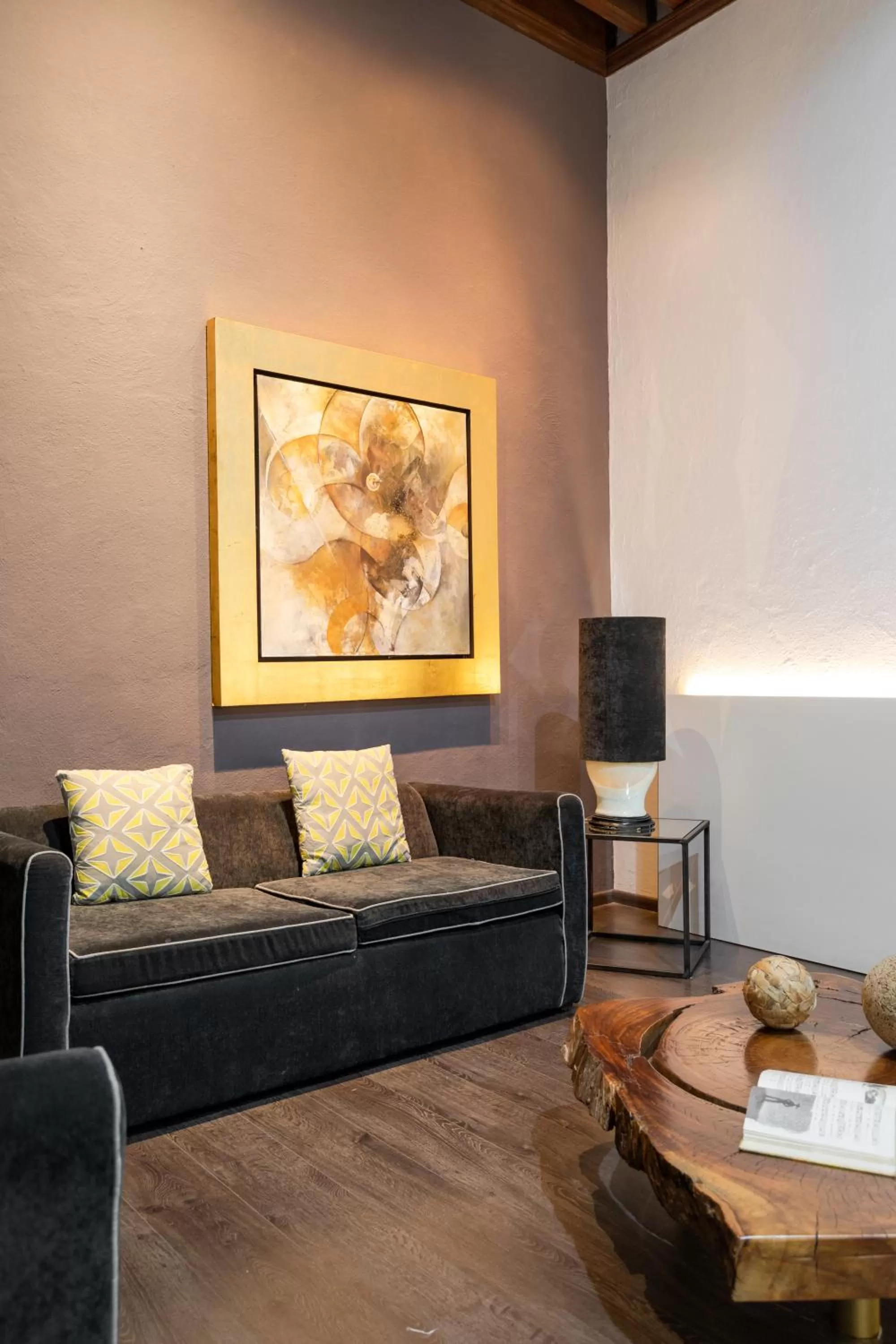 Seating area in El Mesón de Santa Rosa