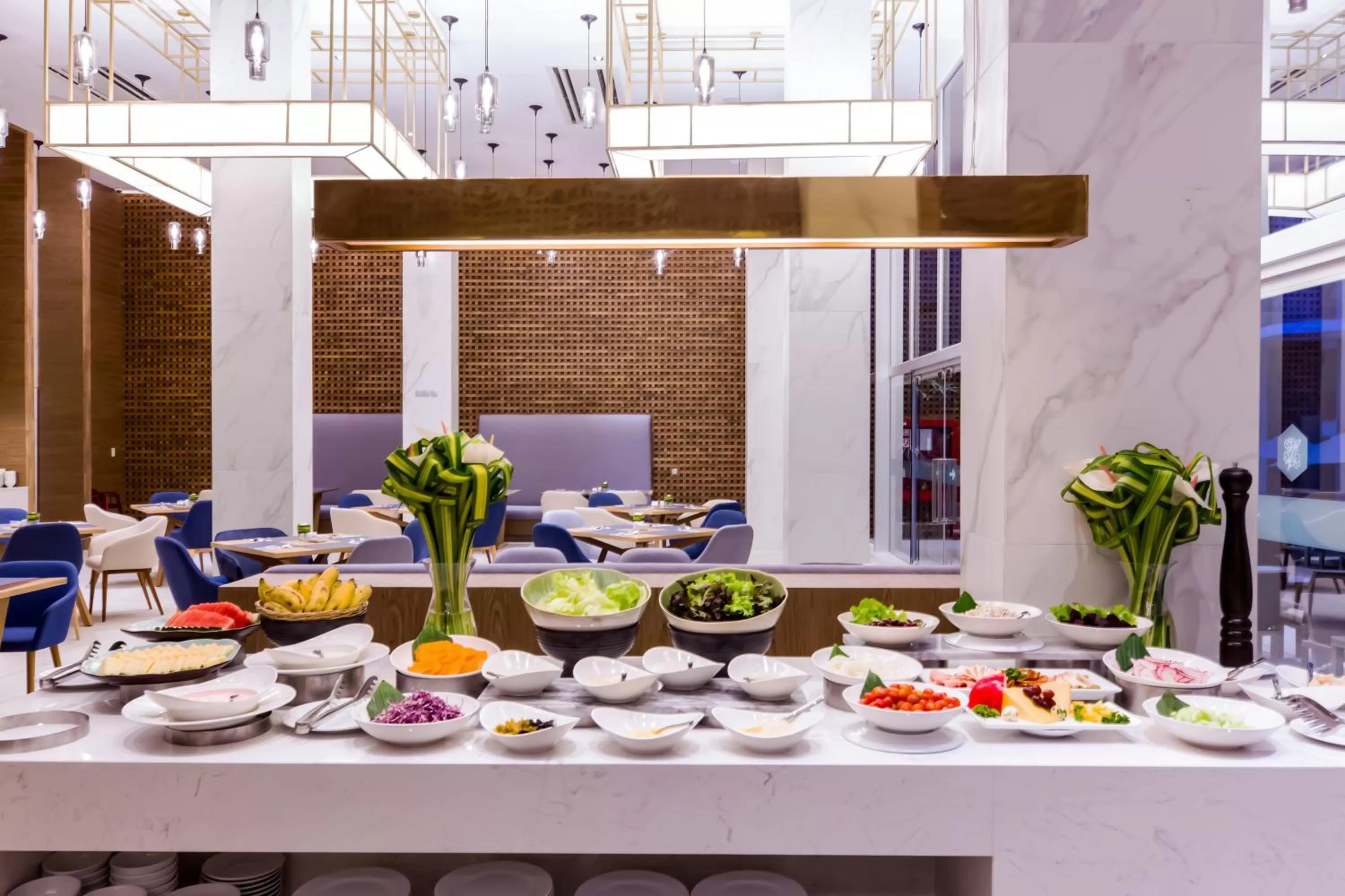 Buffet breakfast in Wintree City Resort Chiang Mai