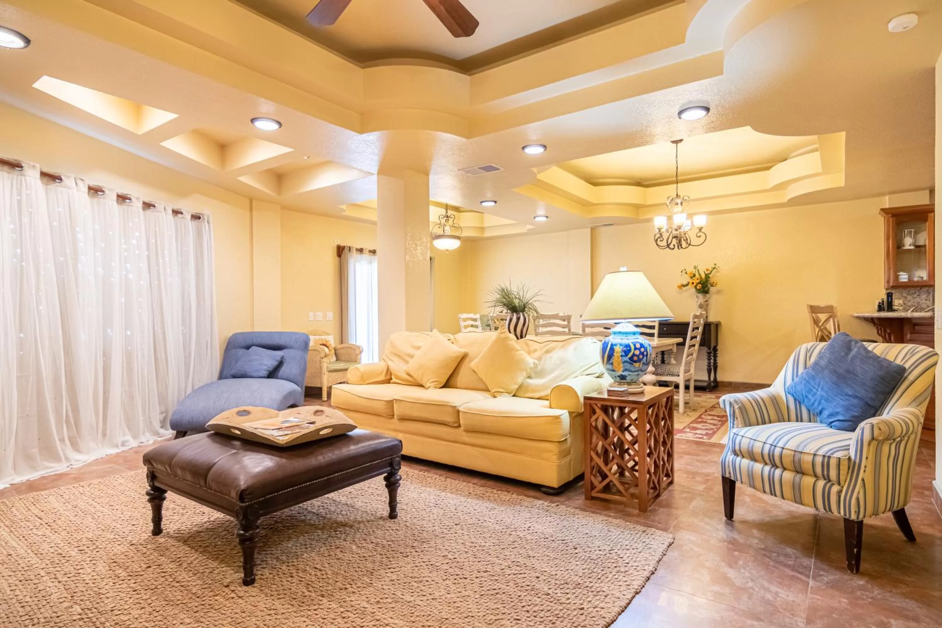 Living room in Lighthouse Beach Villas