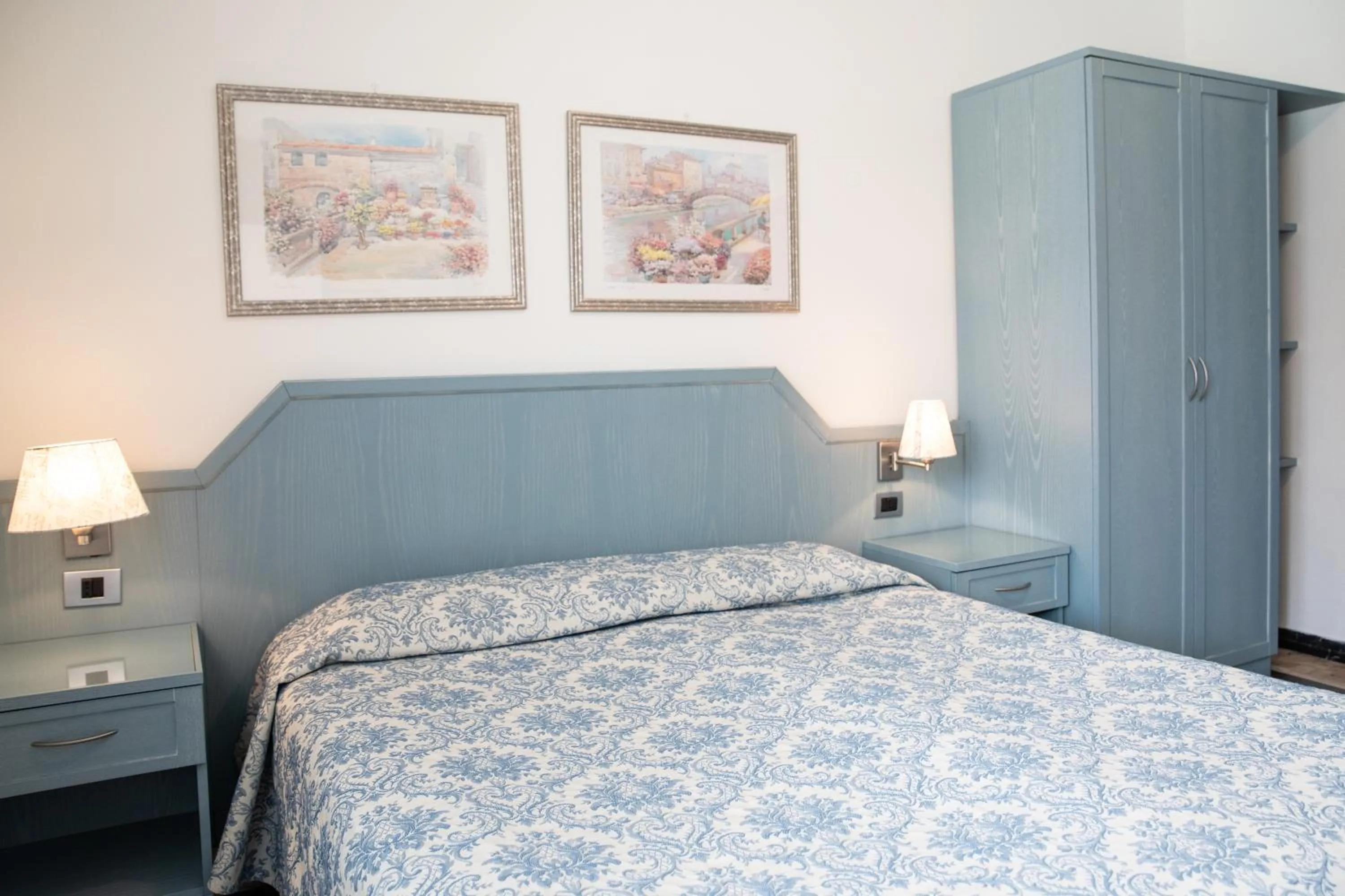 Bed in Hotel Ariston