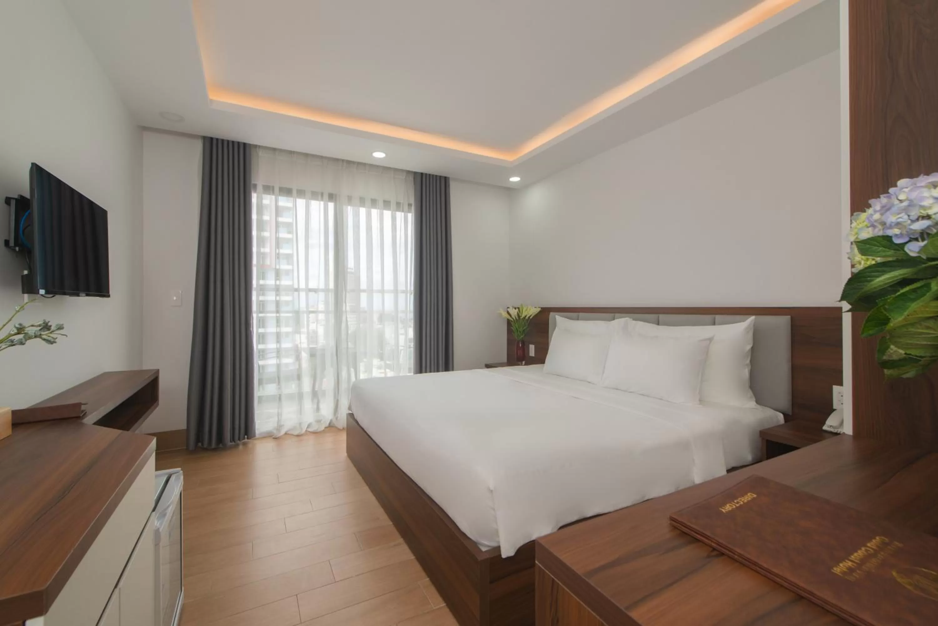 TV and multimedia, Bed in The Gold Coast Hotel Nha Trang