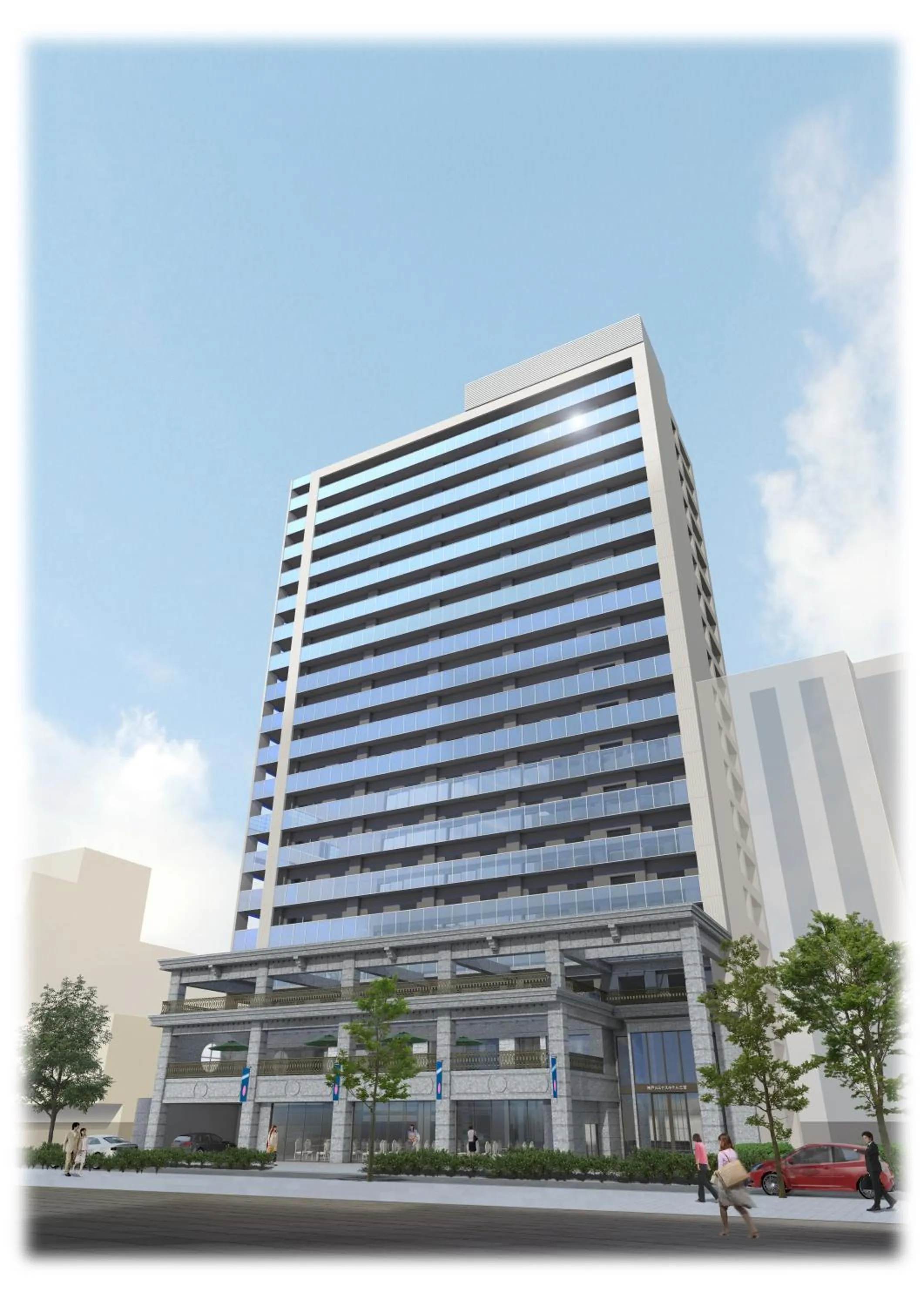 Property building in Kobe Luminous Hotel Sannomiya
