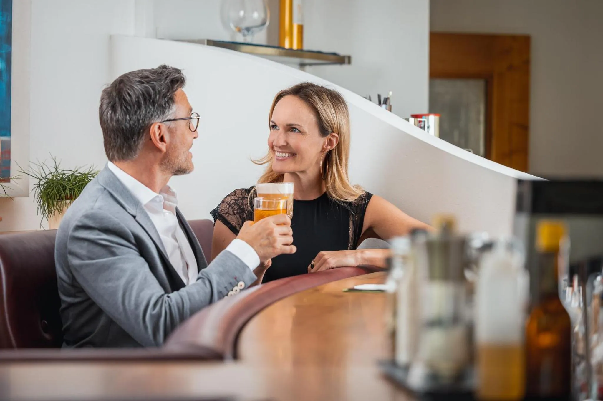 Lounge or bar in Wellnesshotel Schönruh - Adults only