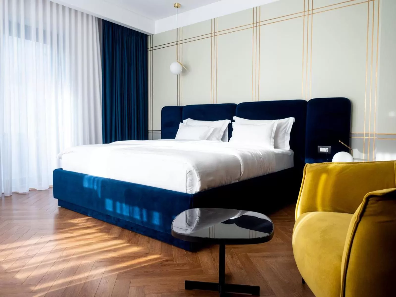 Bed in Moncafe Boutique Hotel & SPA Tirana
