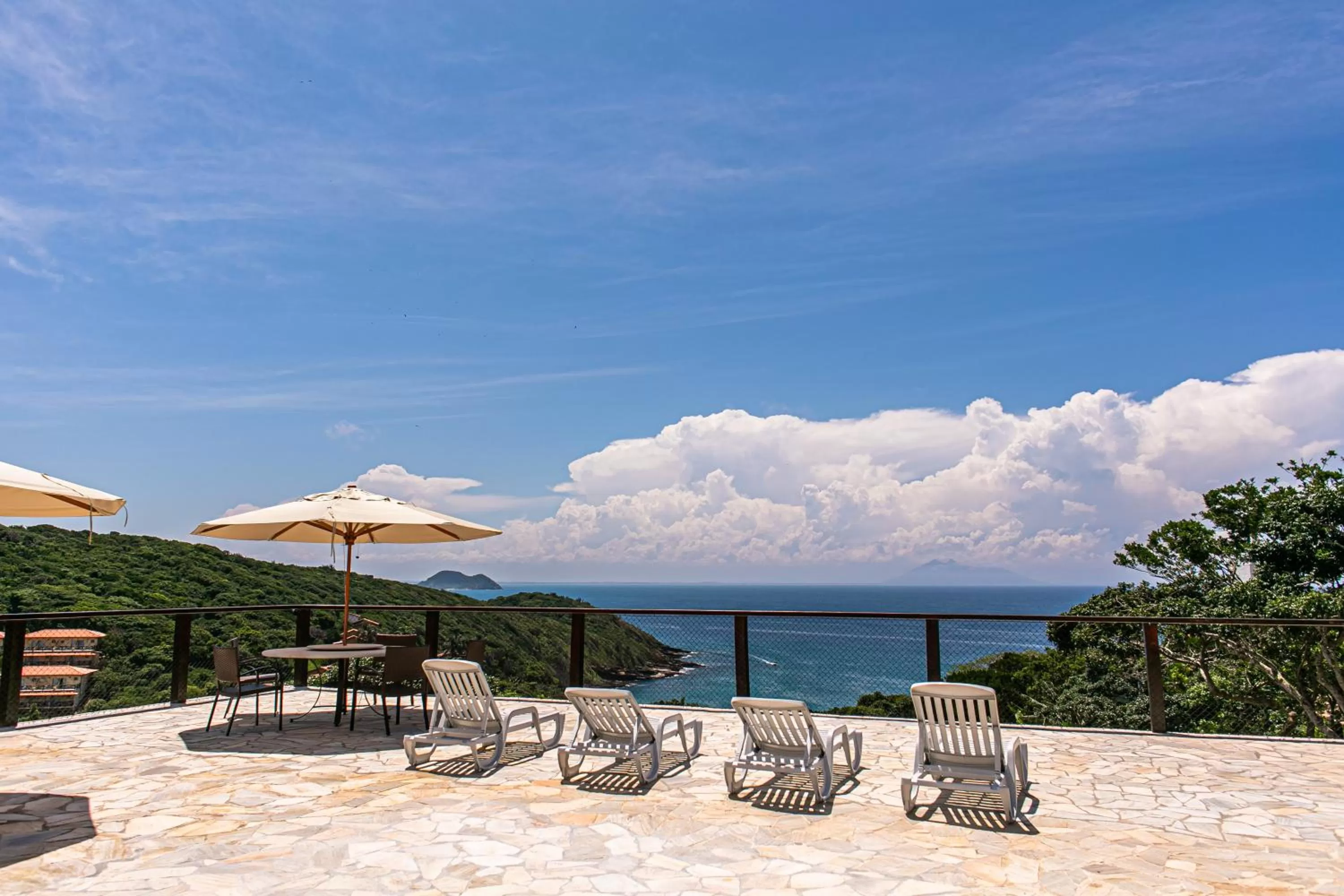 Sea view in Pousada La Dolce Vita