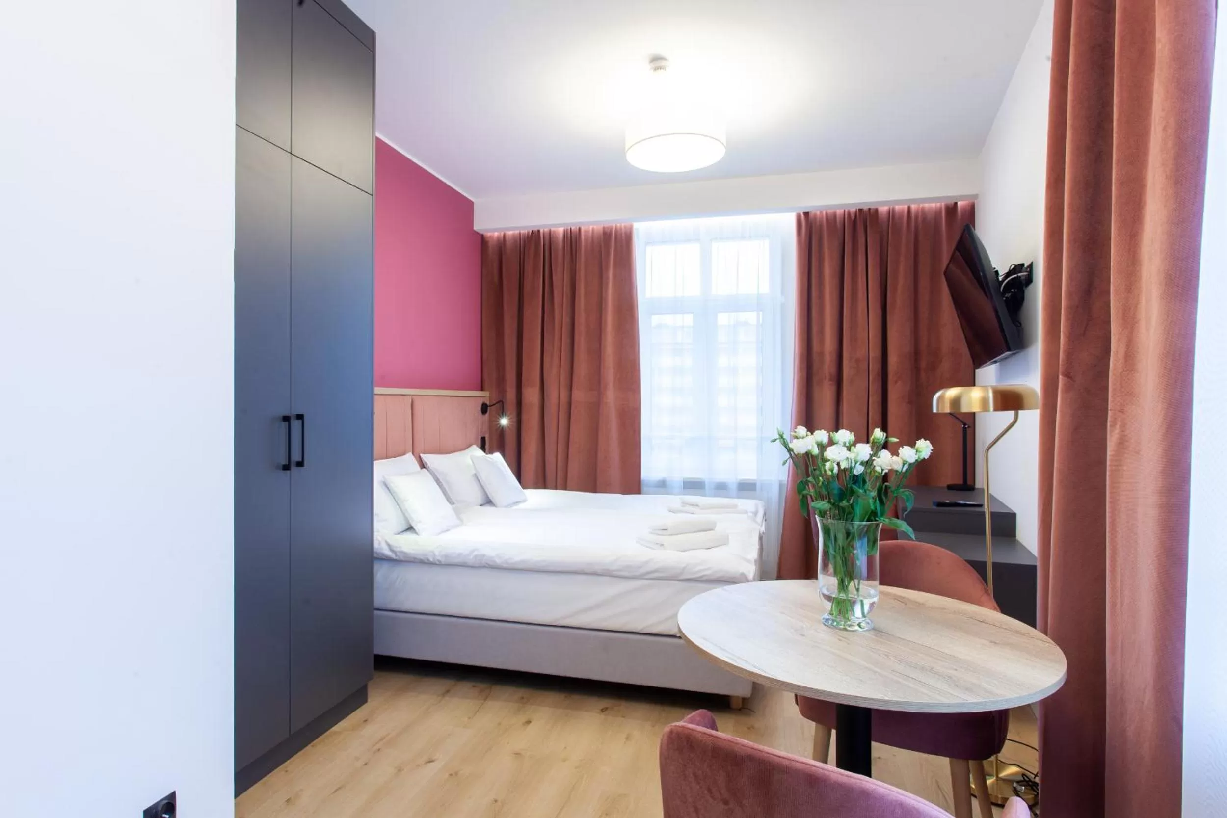 Bed in SQUARE APARTMENTS GDYNIA