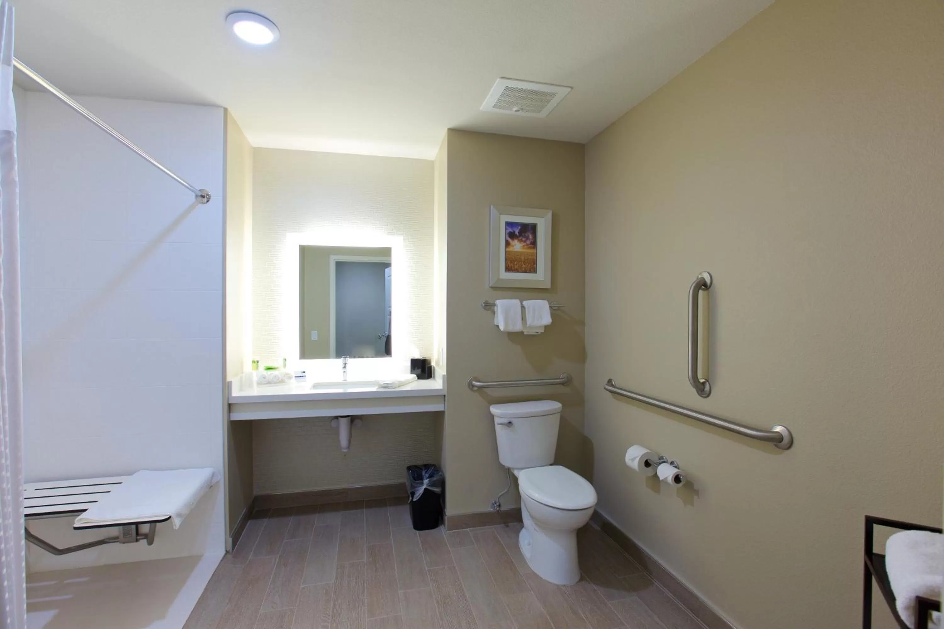 Photo of the whole room, Bathroom in Holiday Inn Express Fargo SW I94 Medical Center, an IHG Hotel