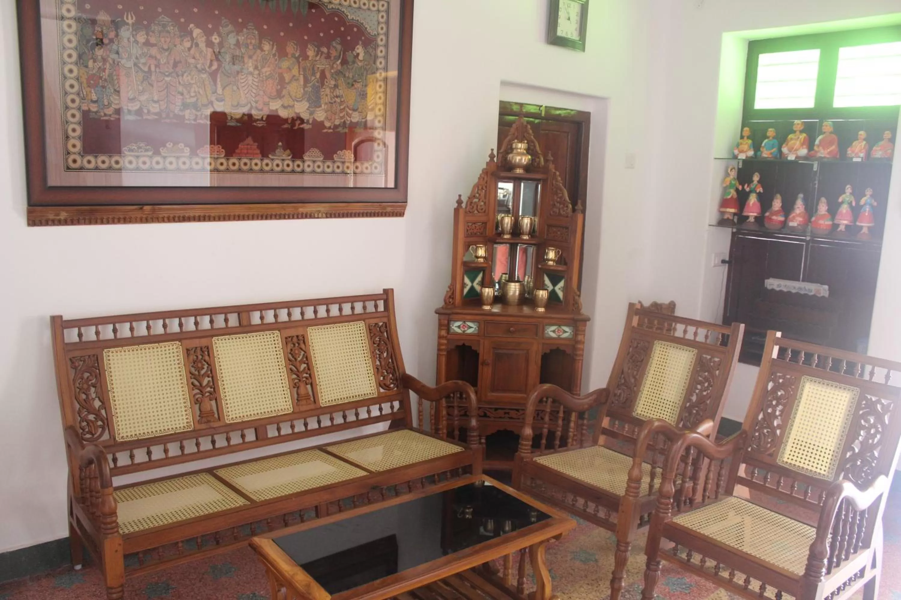 Seating area in Rams Inn