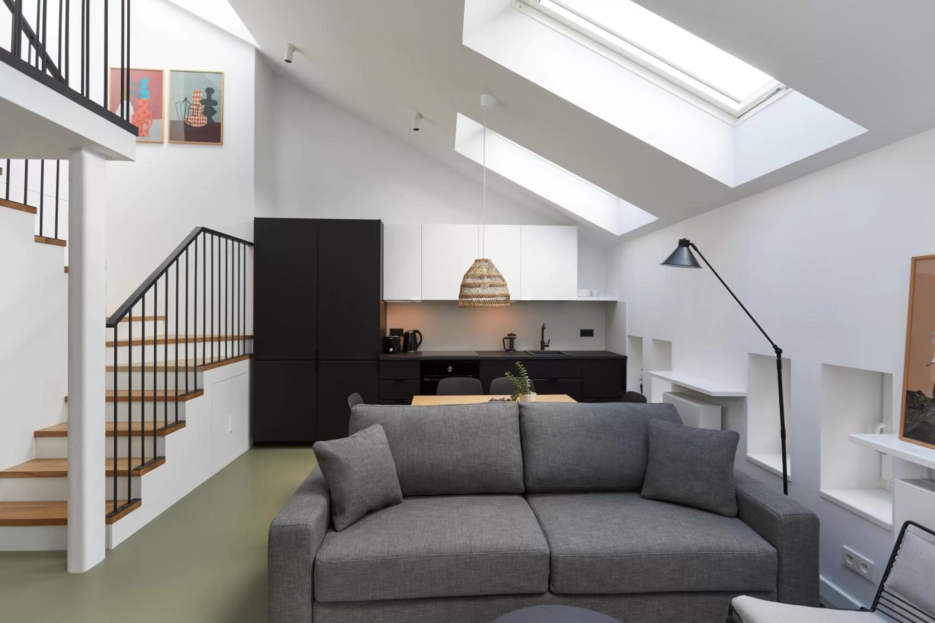 Kitchen or kitchenette in PLANTONIA Aparthotel