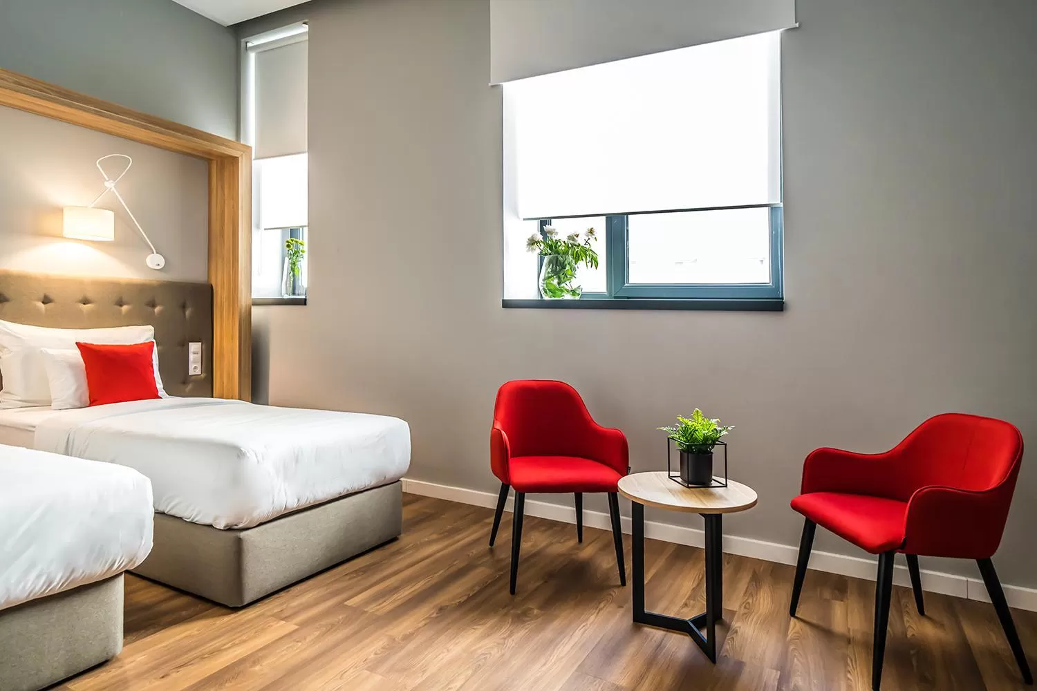 Bedroom, Bed in Up Hotel Budapest