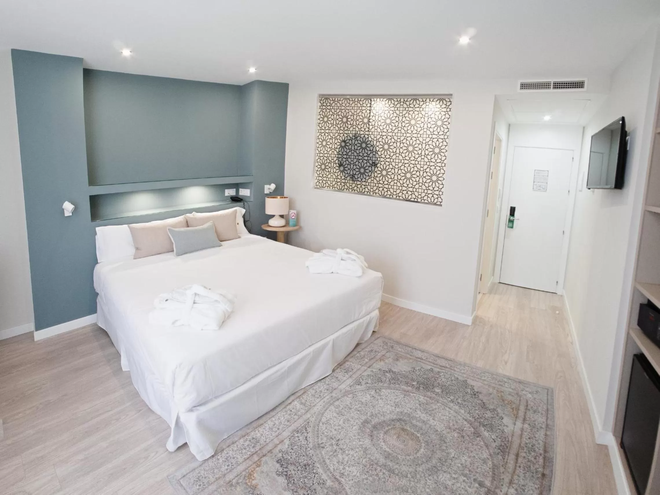 Bedroom, Bed in Hotel Pasarela